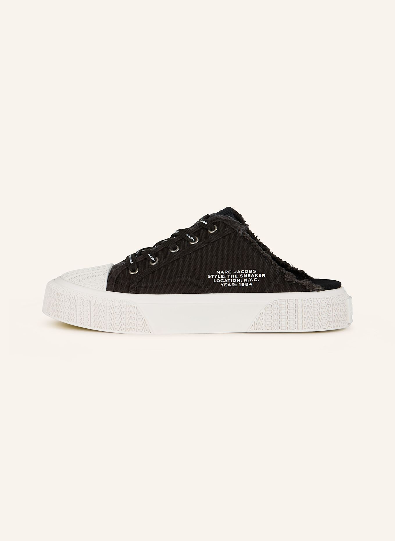 MARC JACOBS Plateau-Mules THE SNEAKER MULE: SCHWARZ