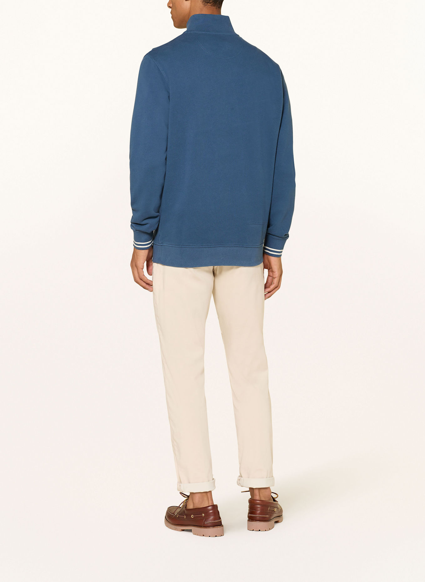 Barbour Sweat-Troyer ROSFORD: DUNKELBLAU