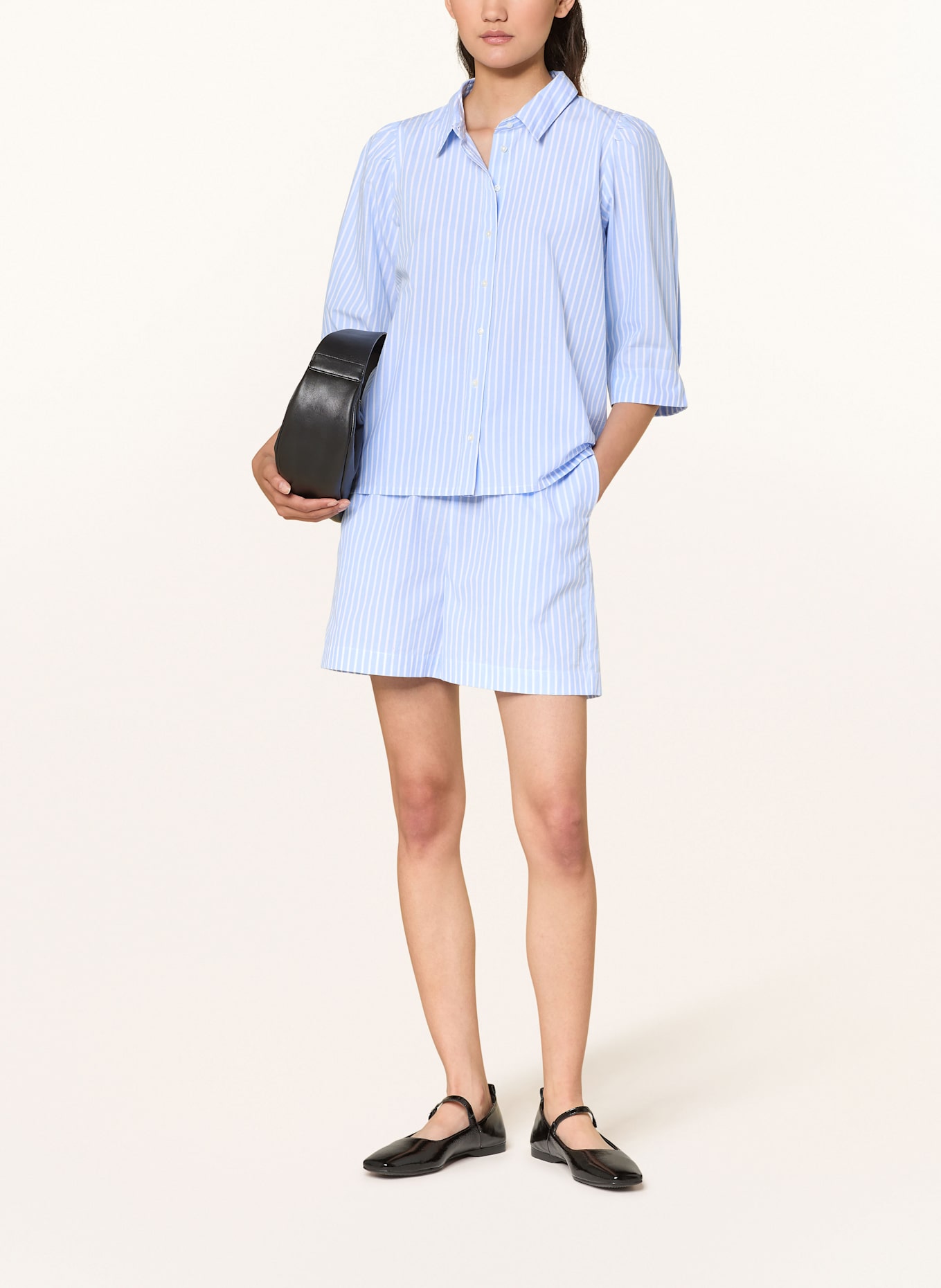 lollys laundry Shorts BLANCALL: WEISS / HELLBLAU