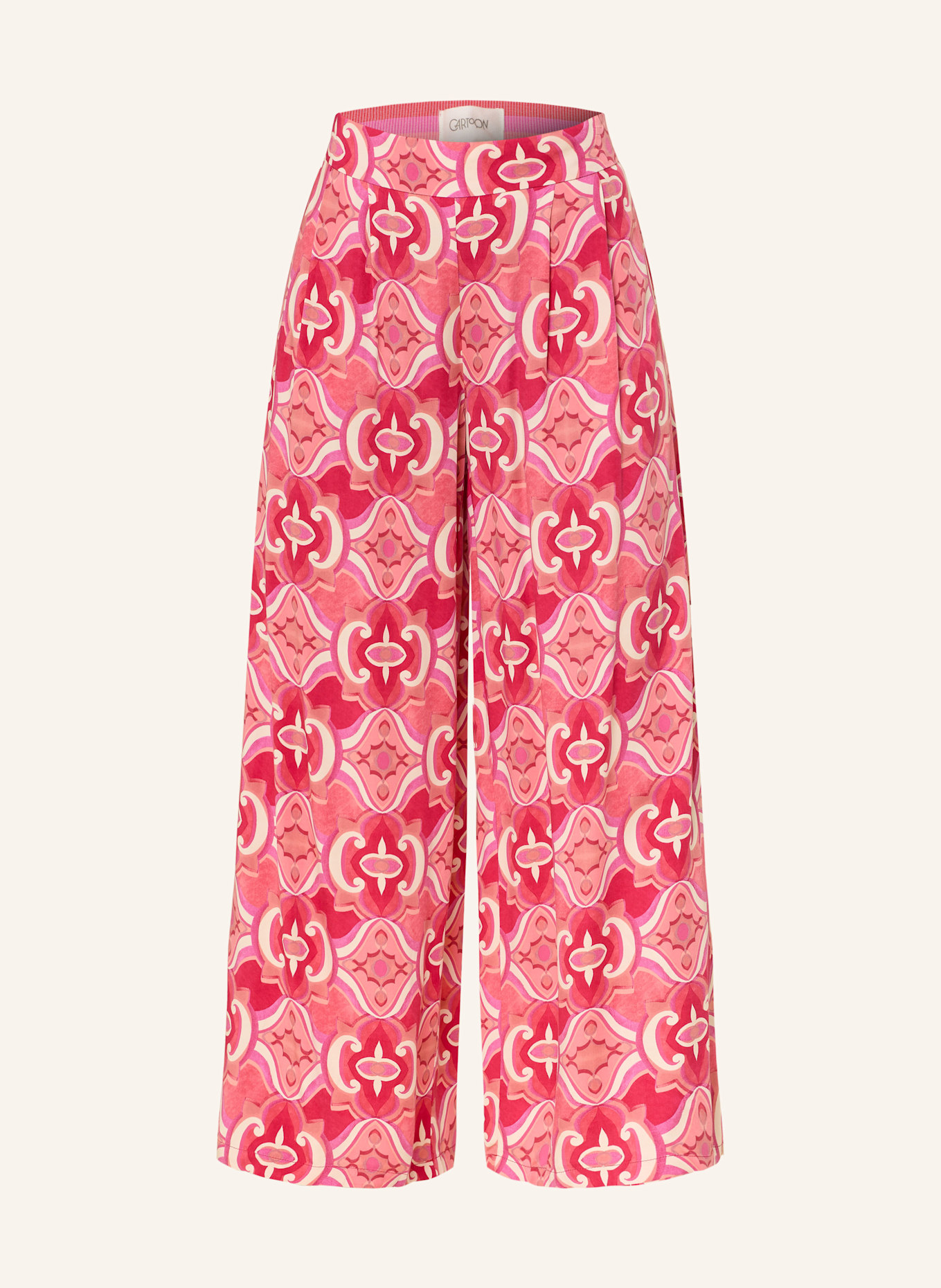 CARTOON Marlenehose: ROT / HELLROT / ROSA