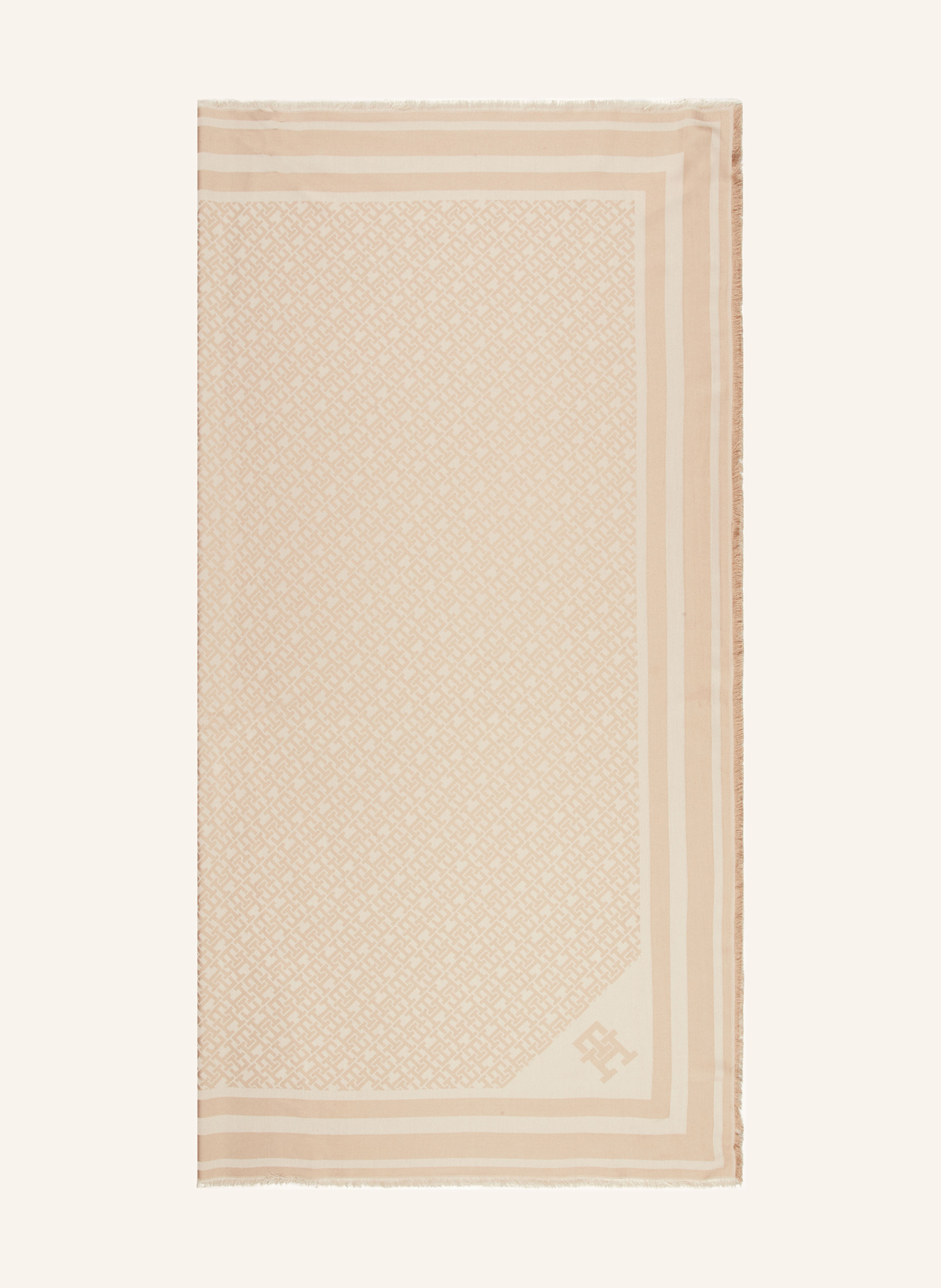 TOMMY HILFIGER Tuch: BEIGE / CREME