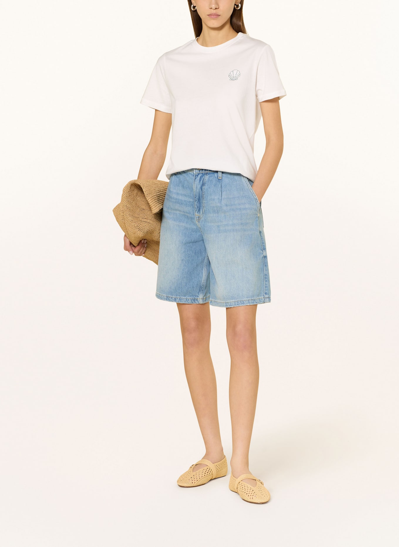 ICHI T-Shirt IHCAMINO: WEISS