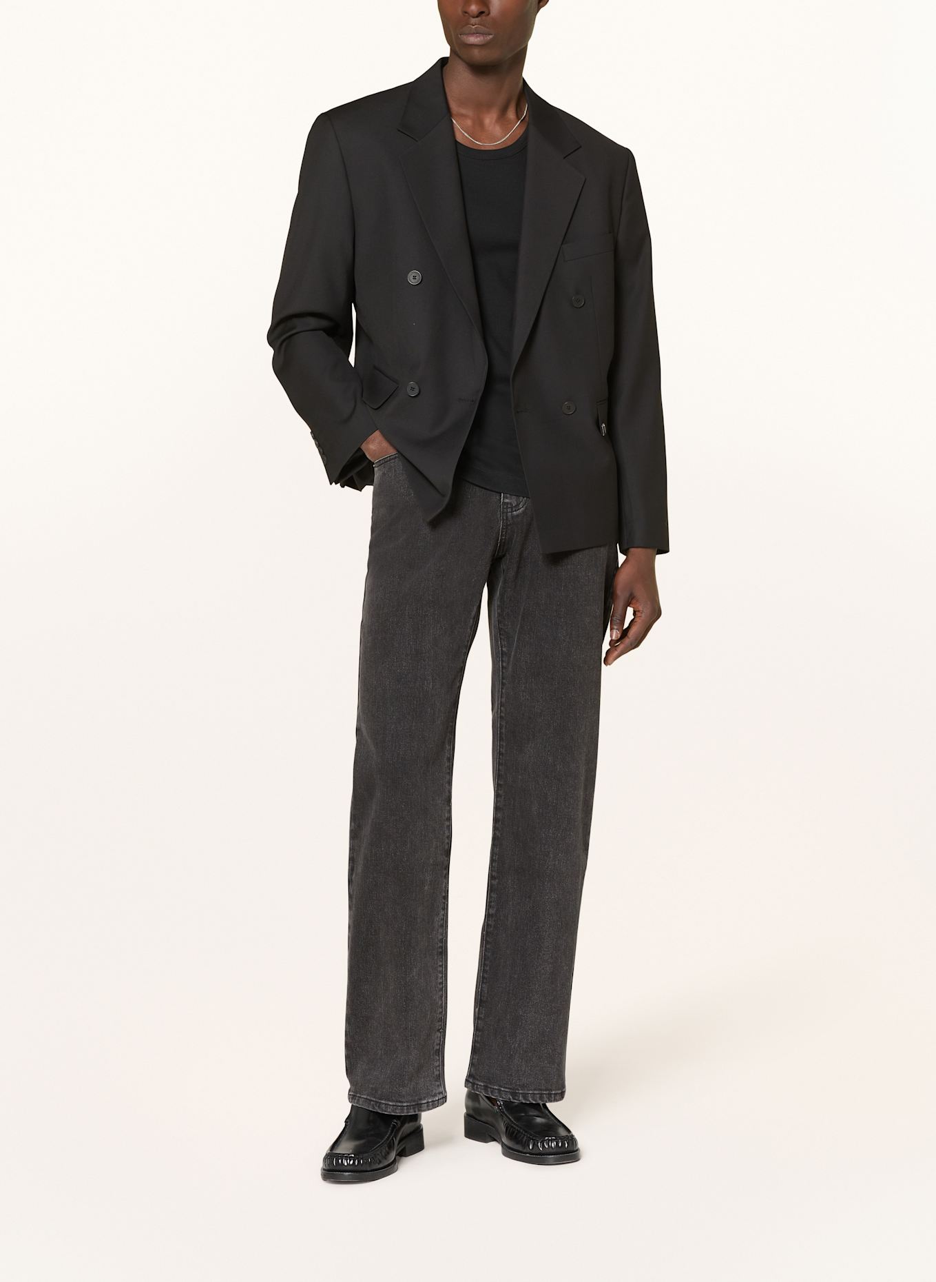 don't waste culture Jeans QUIONO Straight Fit: WASHED BLACK