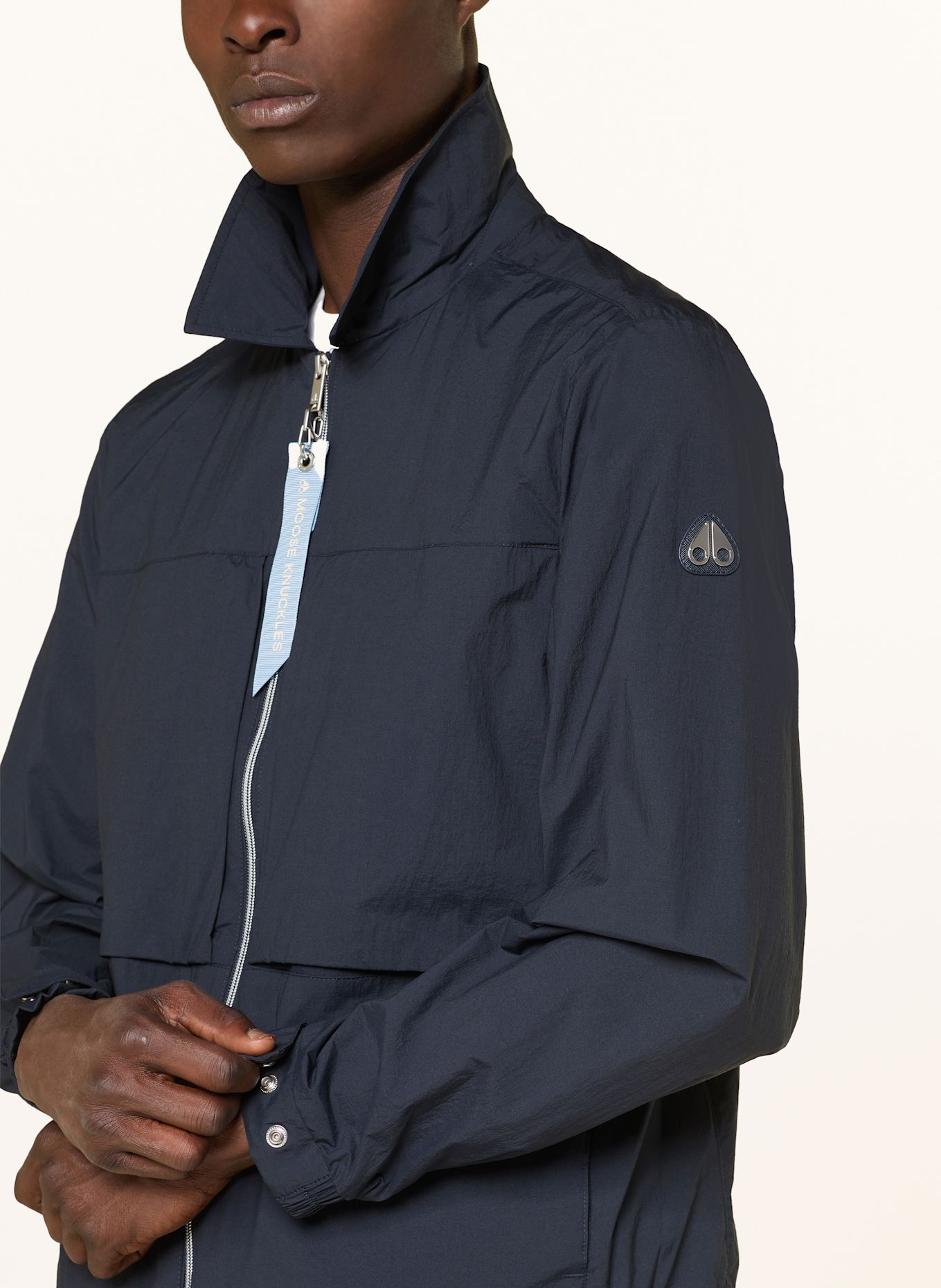 MOOSE KNUCKLES Veste WAVERLY: BLEU FONCÉ