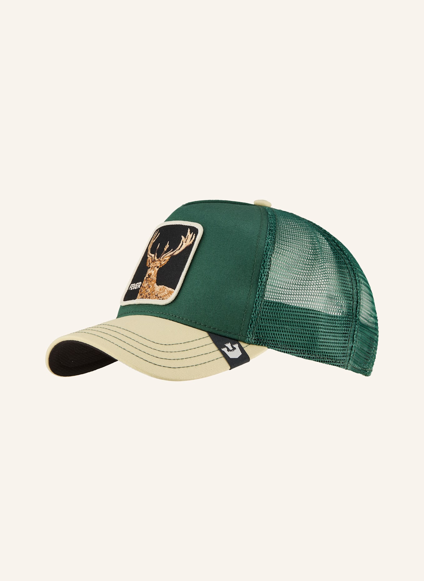 GOORIN BROS. Cap THE STAG: GRØN / LYSEGUL