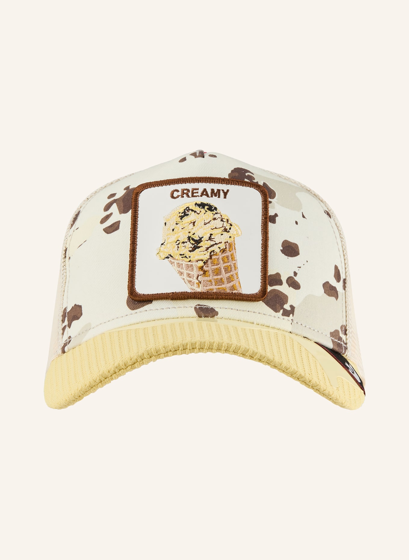 GOORIN BROS. Cap COOKIES NCREAM: LIGHT YELLOW / DARK BROWN