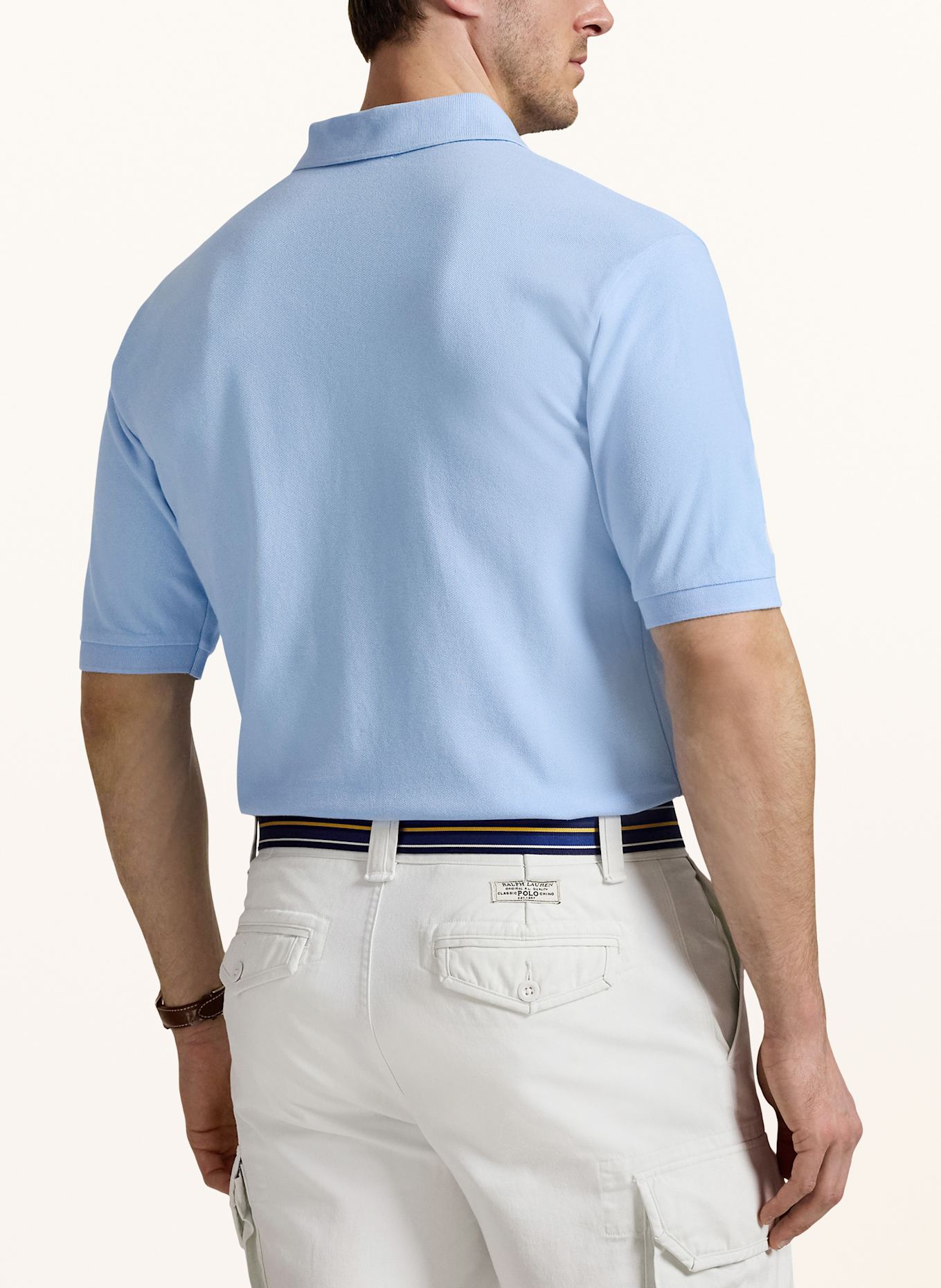 POLO RALPH LAUREN Big & Tall Piqué-Poloshirt: HELLBLAU
