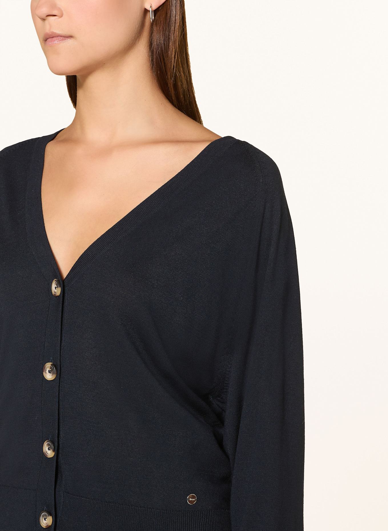 BRAX Strickjacke ANIQUE: DUNKELBLAU