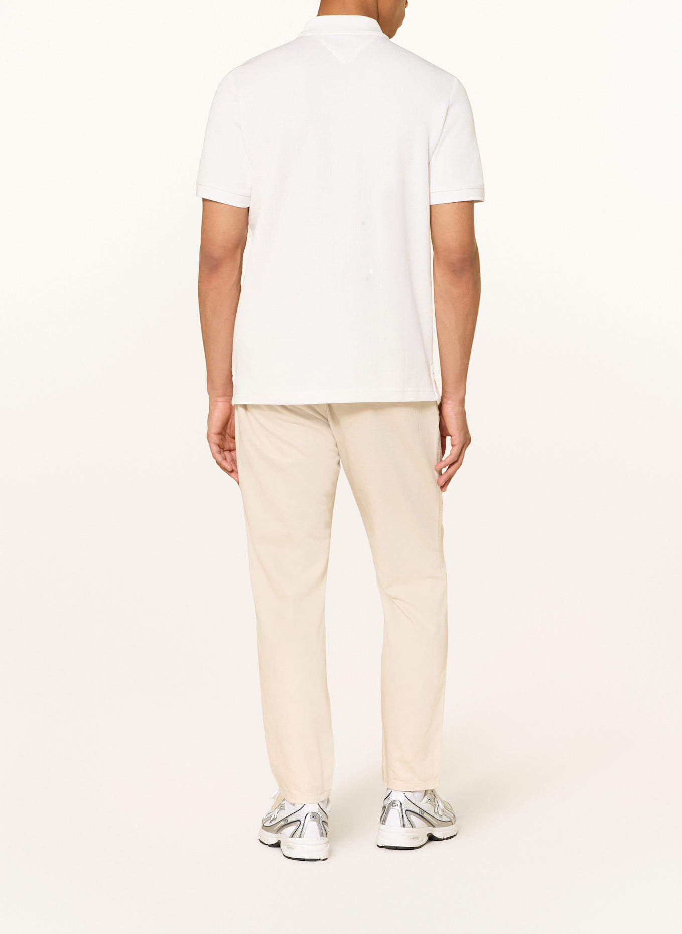 TOMMY JEANS Strick-Poloshirt: ECRU
