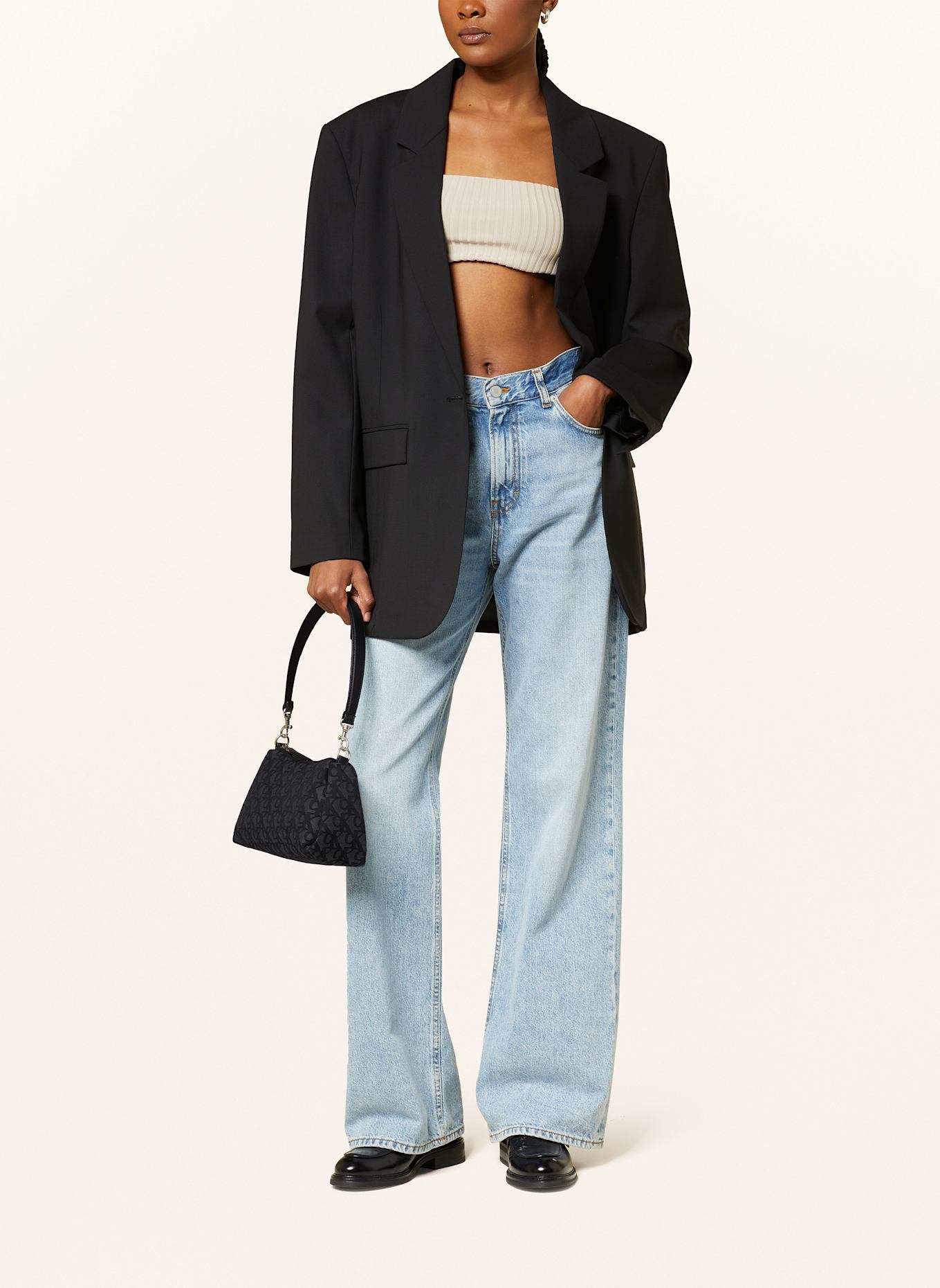 Calvin Klein Torba na ramię: CZARNY/ CZIEMNOSZARY