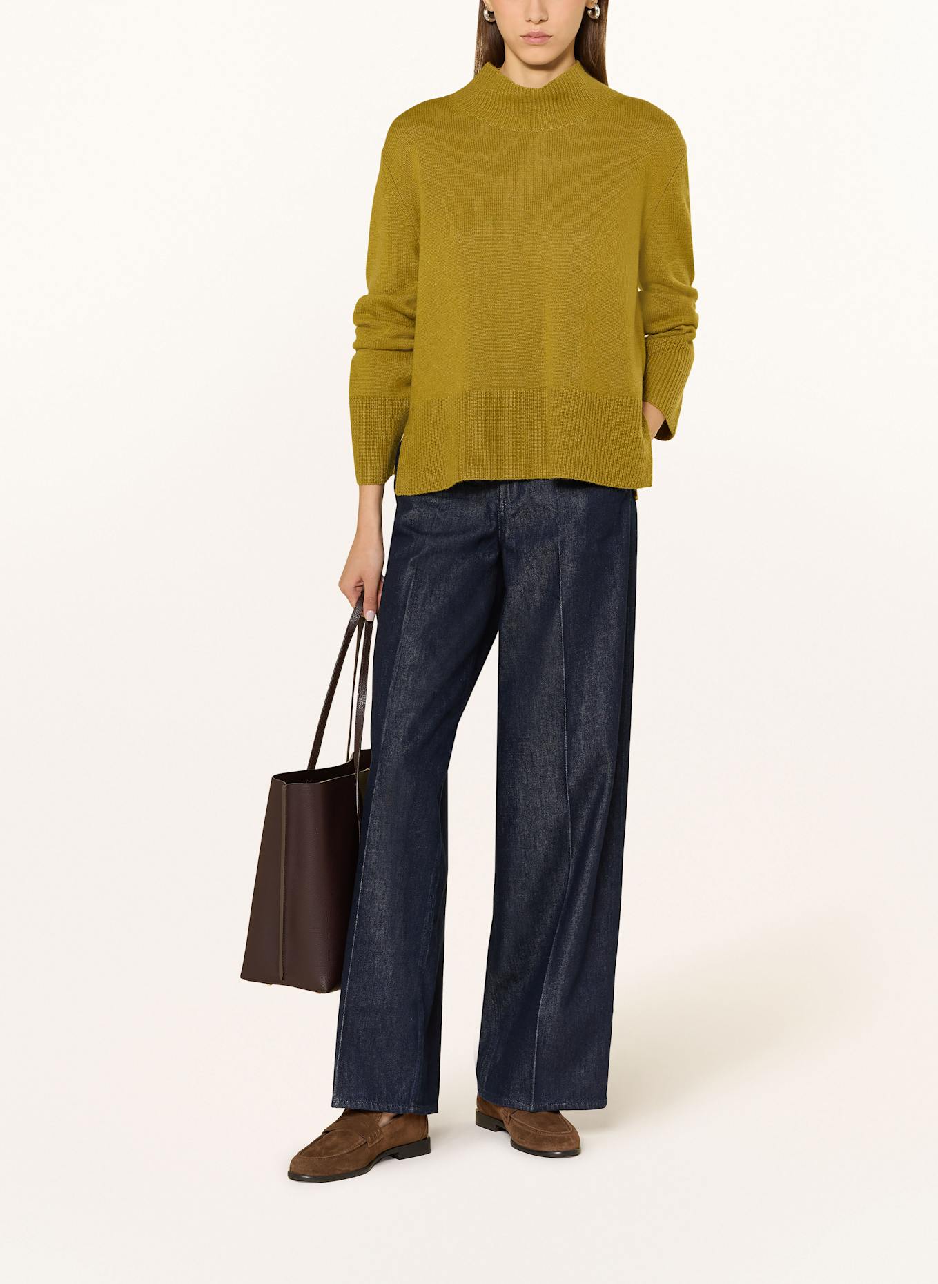 darling harbour Pullover mit Cashmere: GRÜN