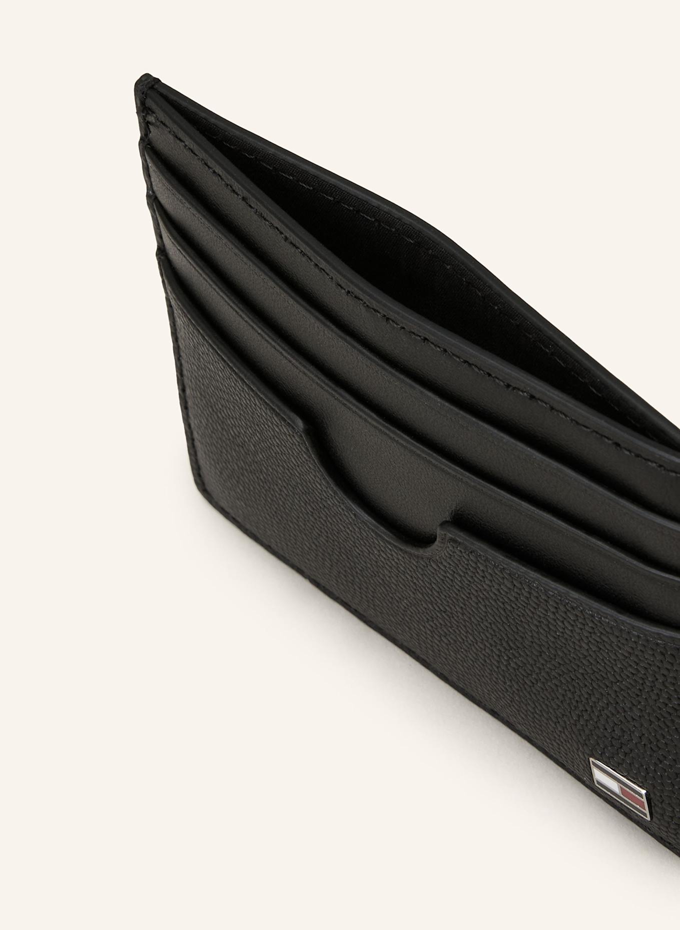 TOMMY HILFIGER Etui na karty: CZARNY