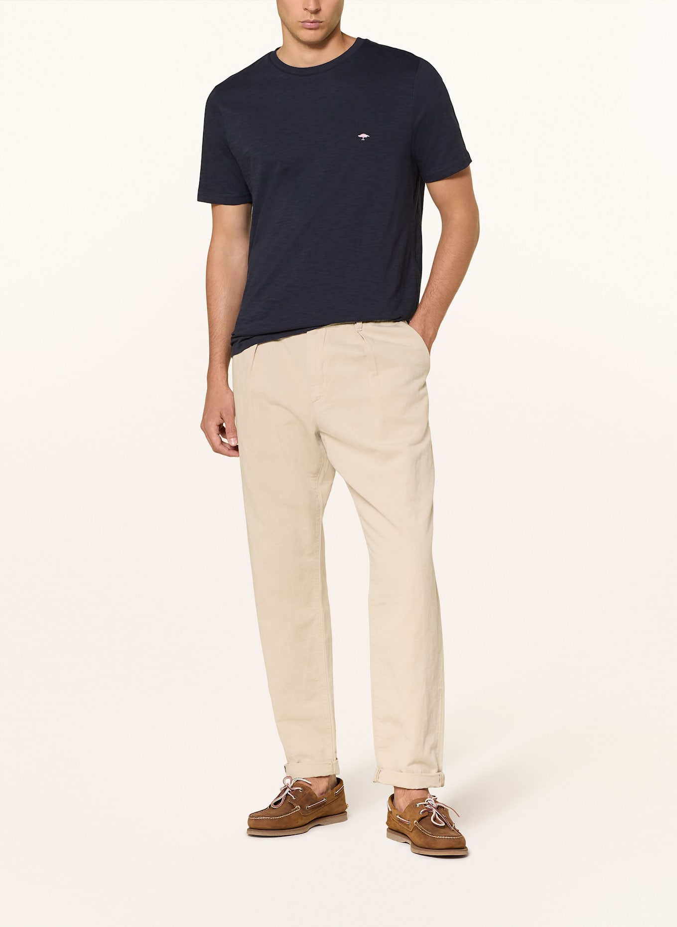 FYNCH-HATTON T-Shirt: DUNKELBLAU