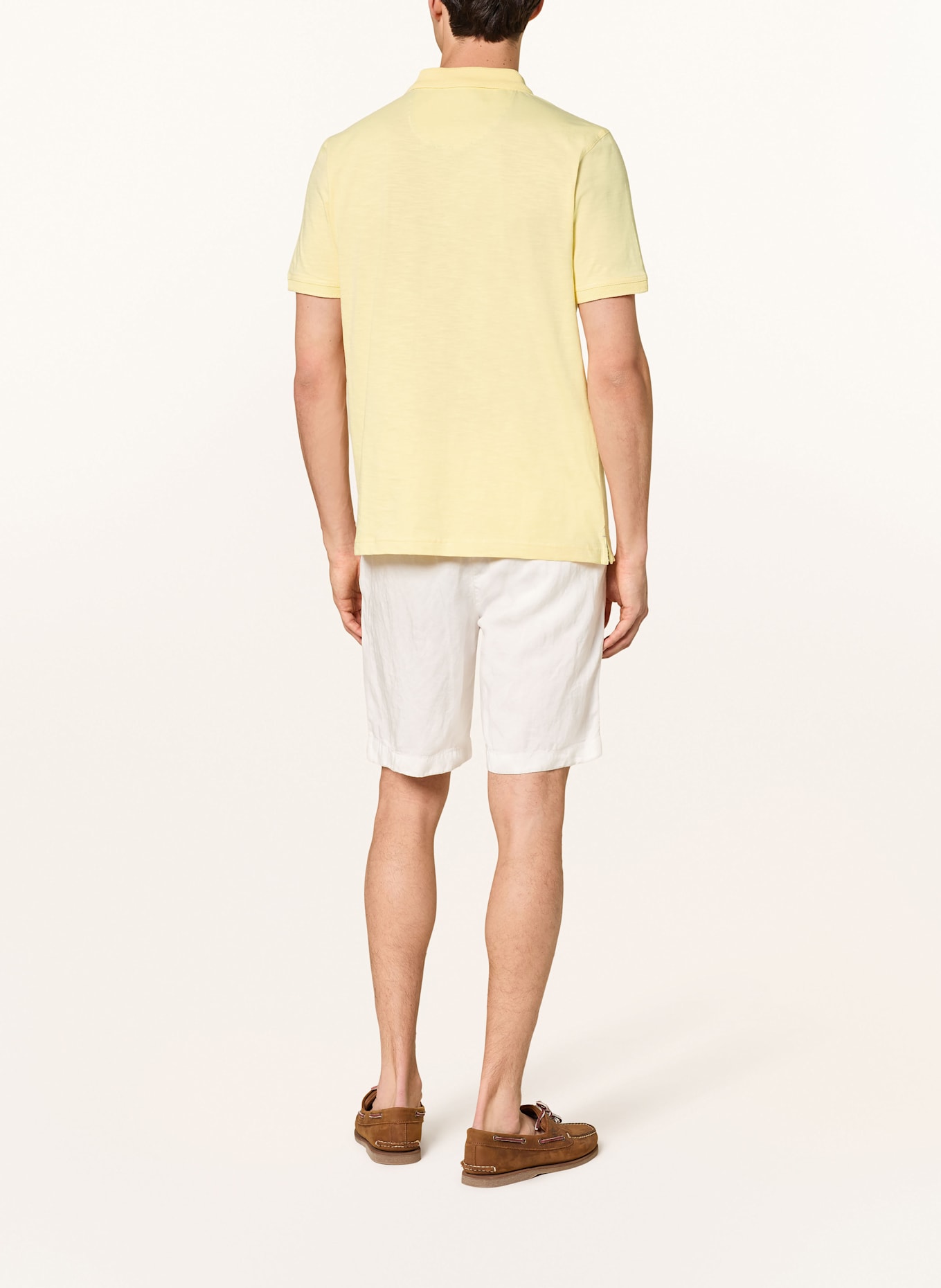 FYNCH-HATTON Jersey-Poloshirt Casual Fit: HELLGELB