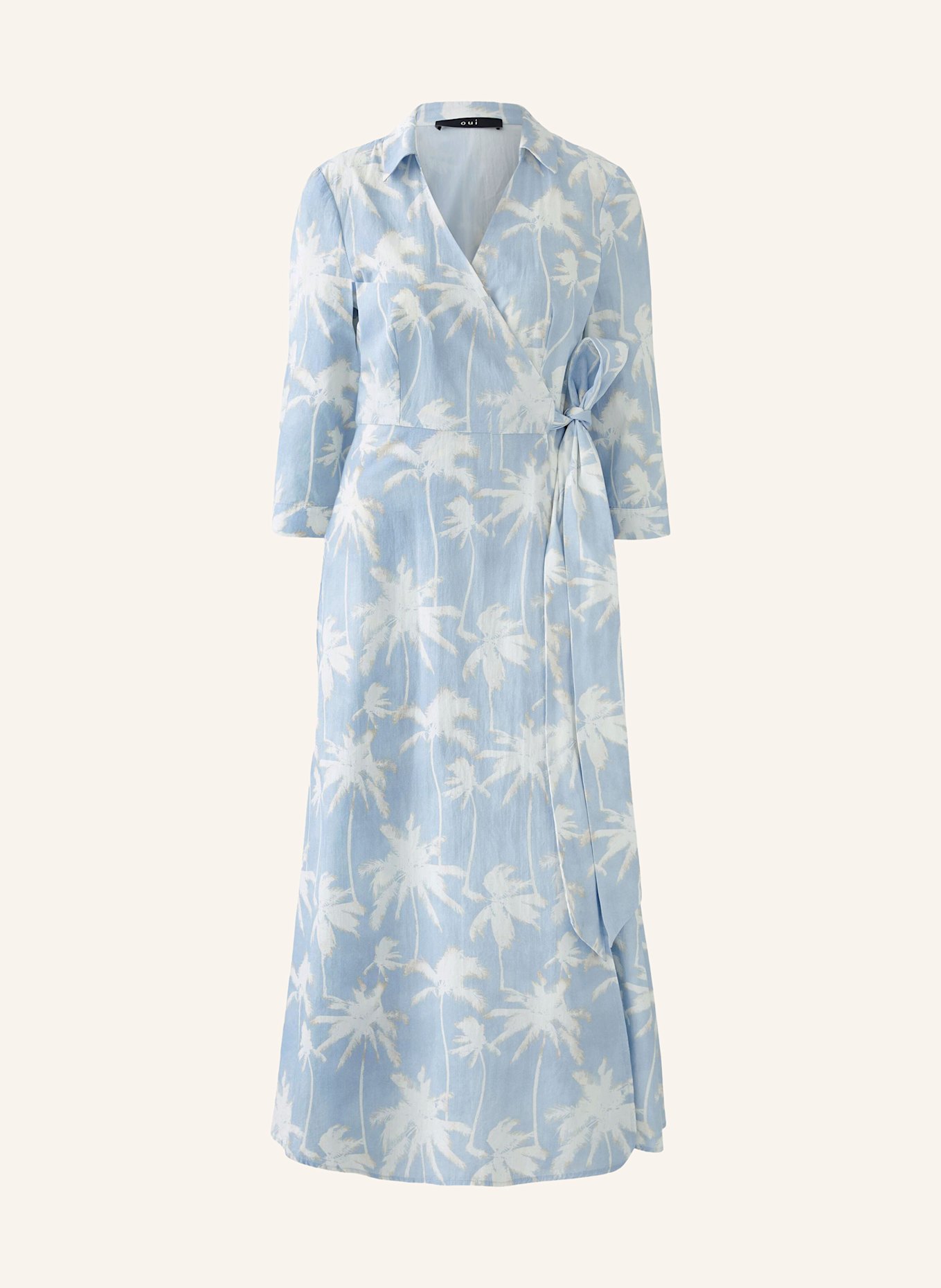 oui Wickelkleid: HELLBLAU/ WEISS