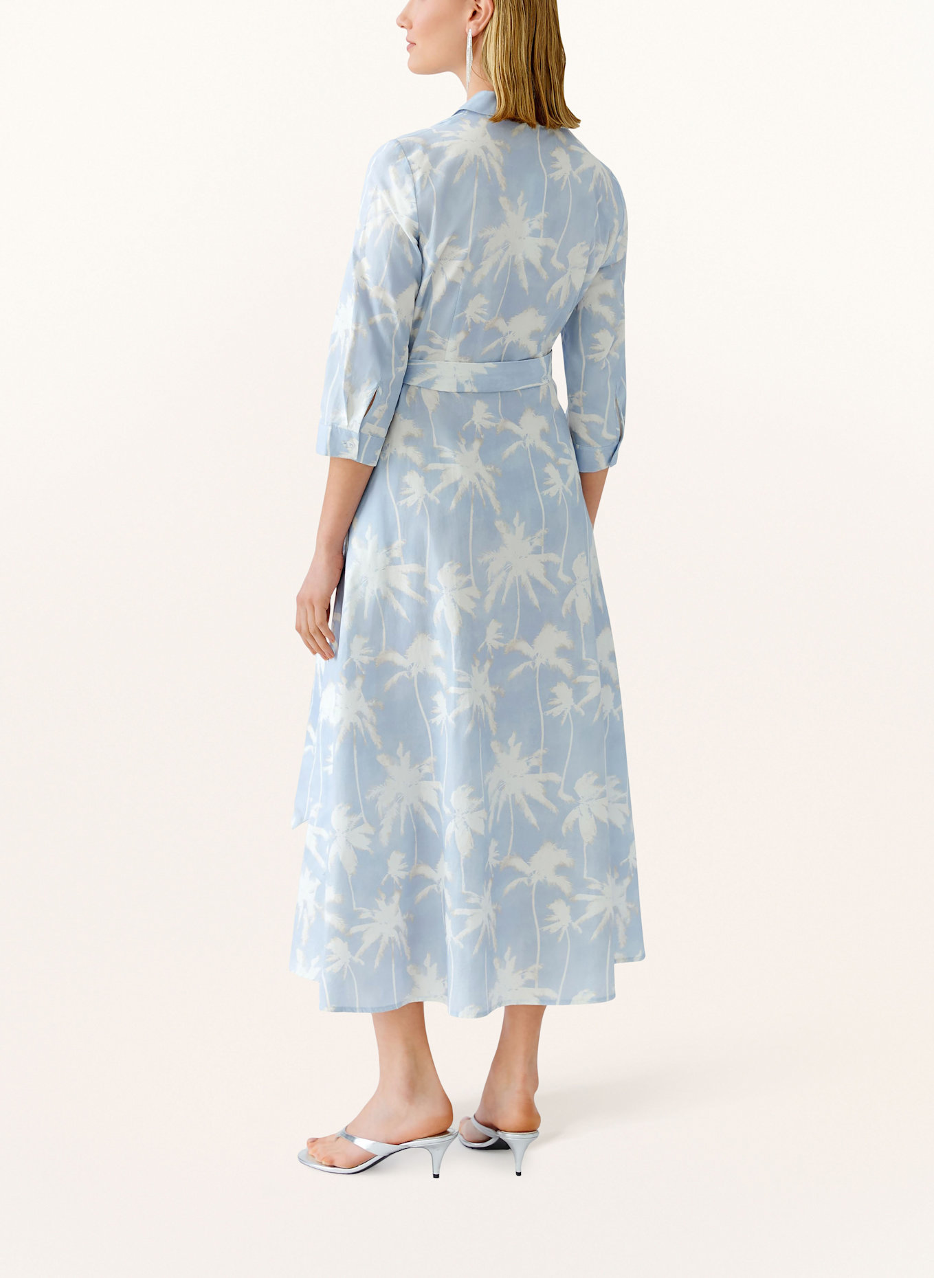 oui Wickelkleid: HELLBLAU/ WEISS