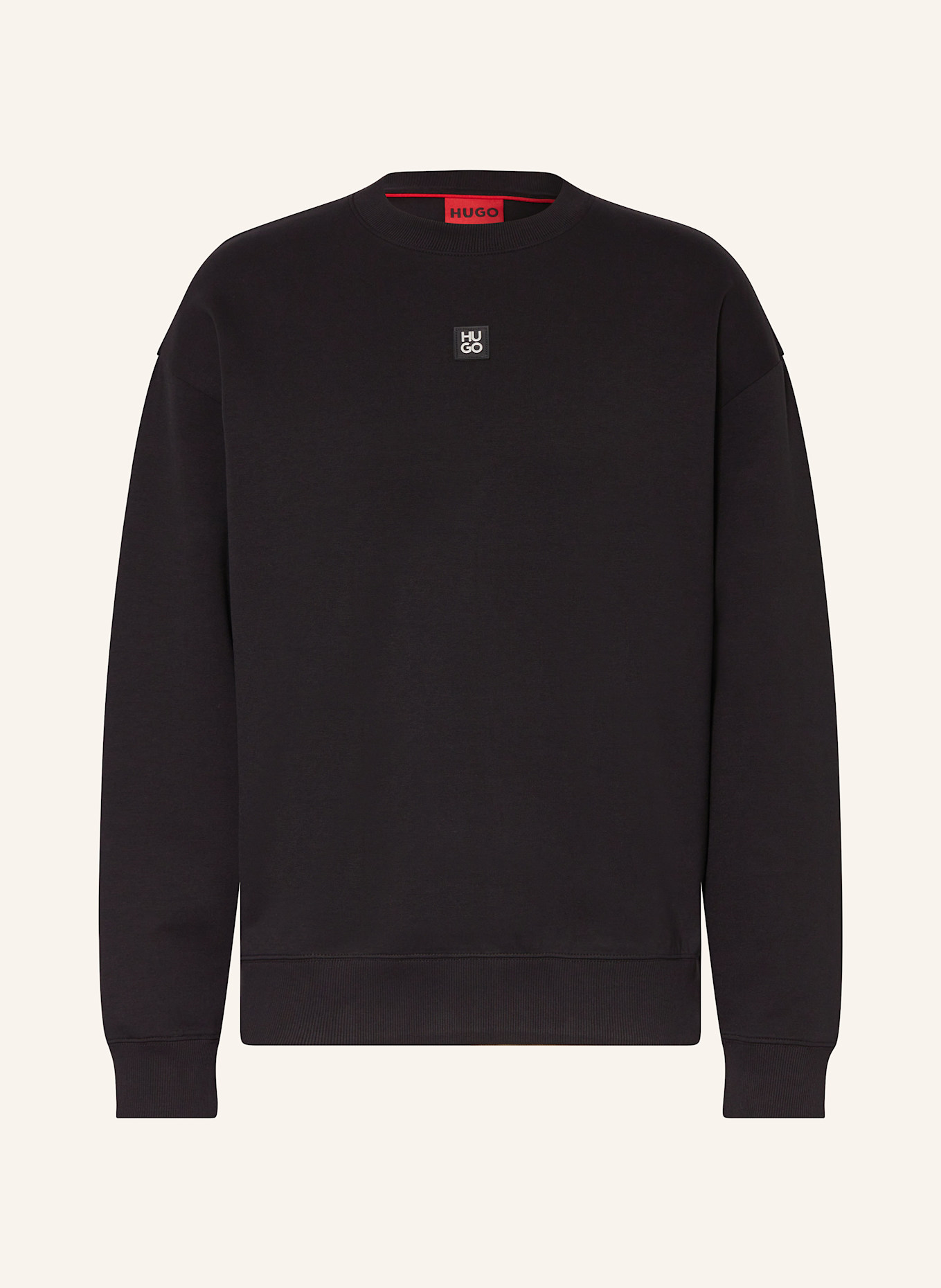 HUGO Sweatshirt DETTIL: SCHWARZ
