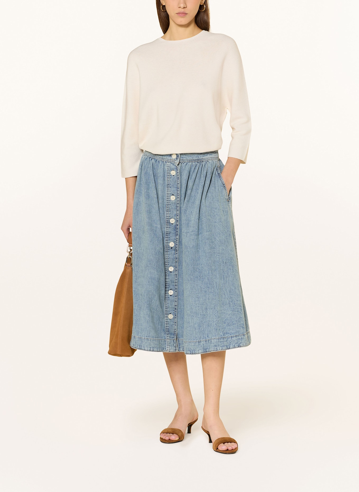 LAUREN RALPH LAUREN Jeansrock: 001 ALICIA WASH