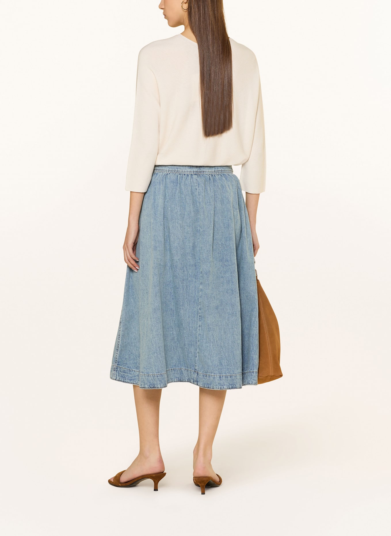 LAUREN RALPH LAUREN Jeansrock: 001 ALICIA WASH