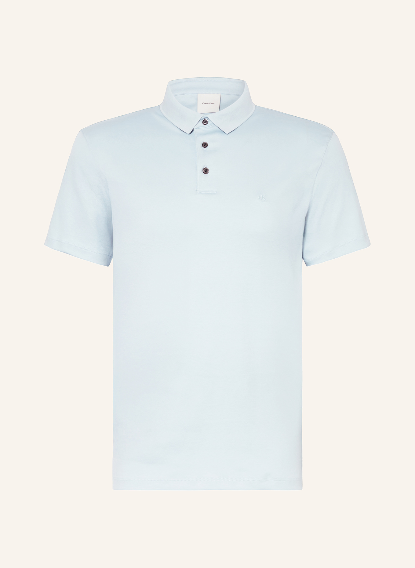 Calvin Klein Jersey polo short classic fit: LIGHT BLUE