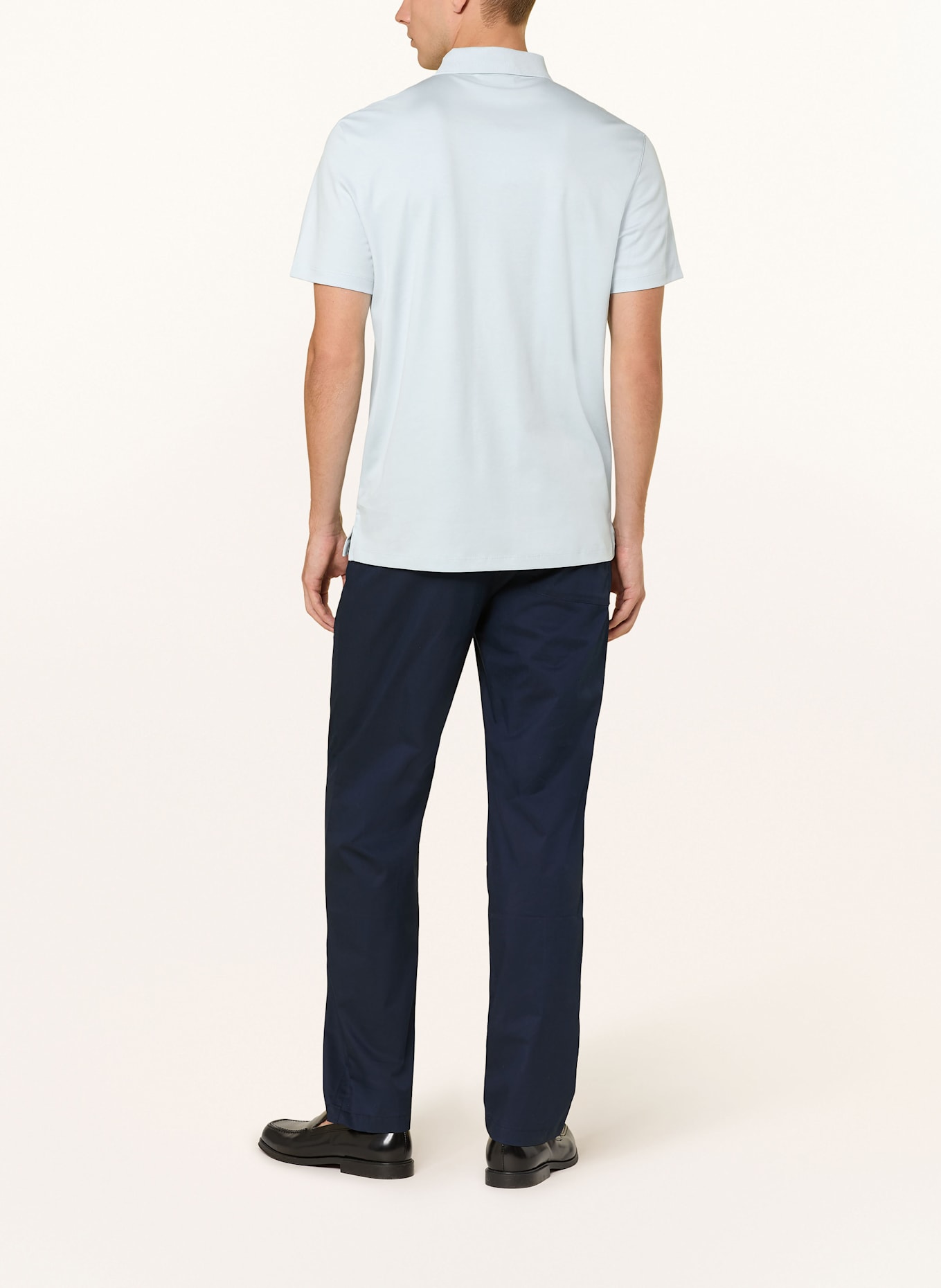 Calvin Klein Jersey polo short classic fit: LIGHT BLUE