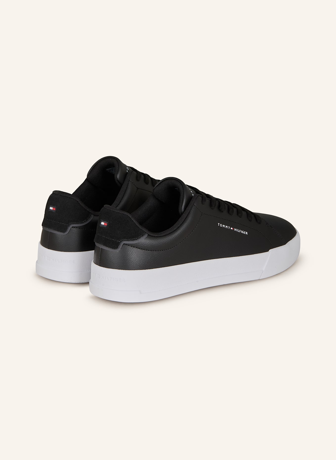 TOMMY HILFIGER Sneaker: SCHWARZ
