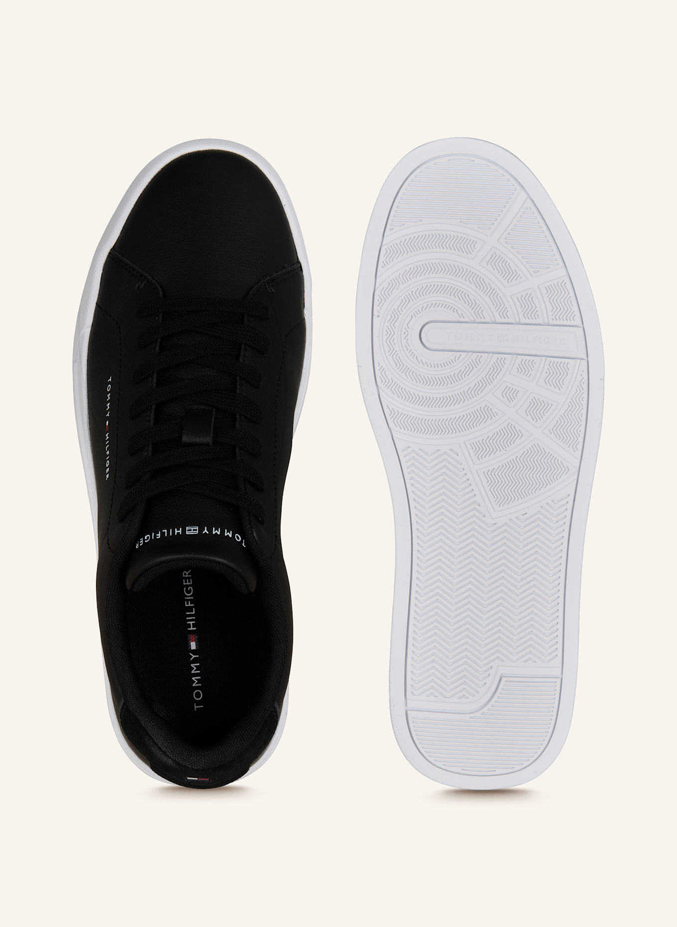 TOMMY HILFIGER Sneaker: SCHWARZ