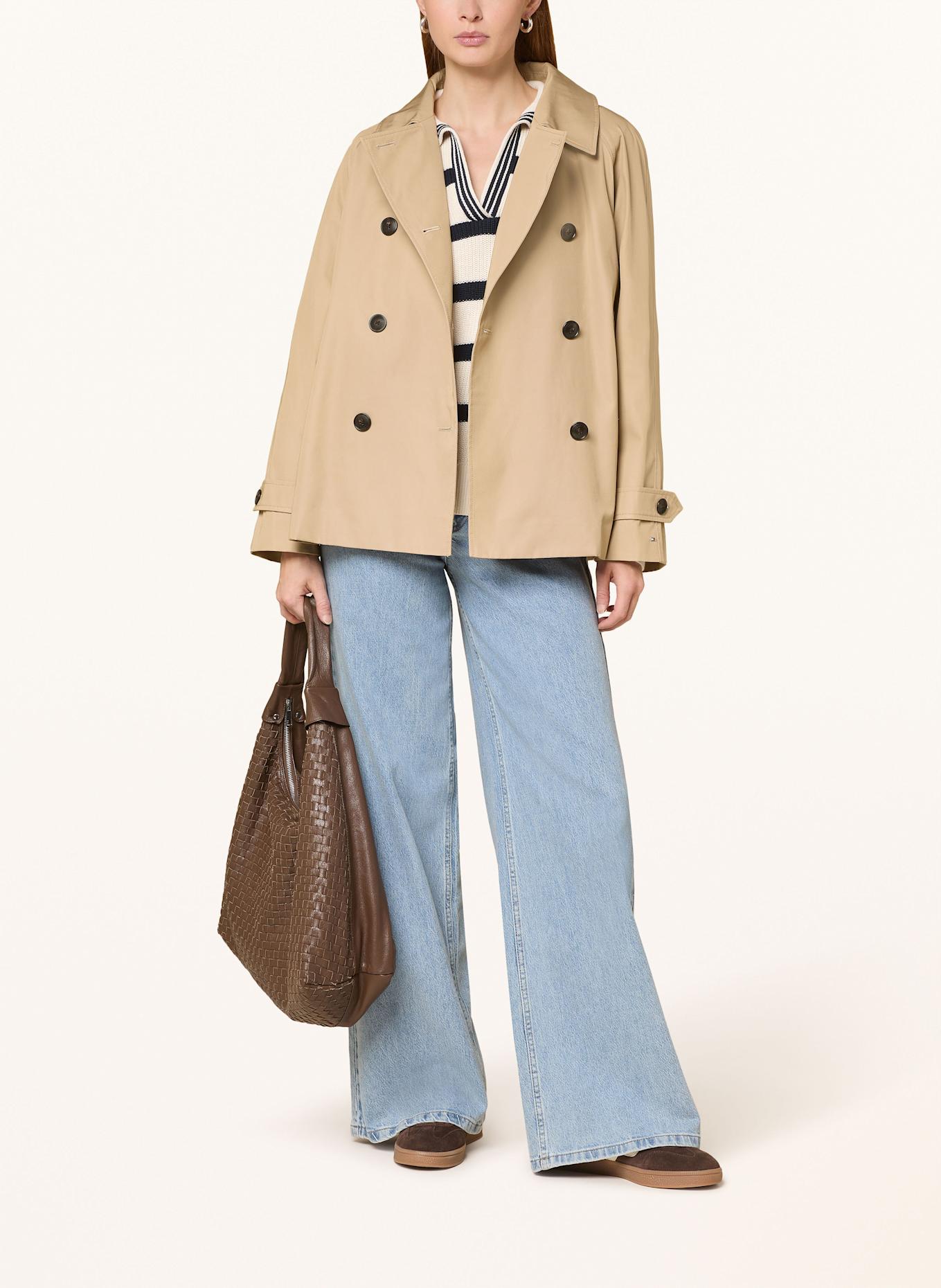 TOMMY HILFIGER Trench-Jacke: BEIGE