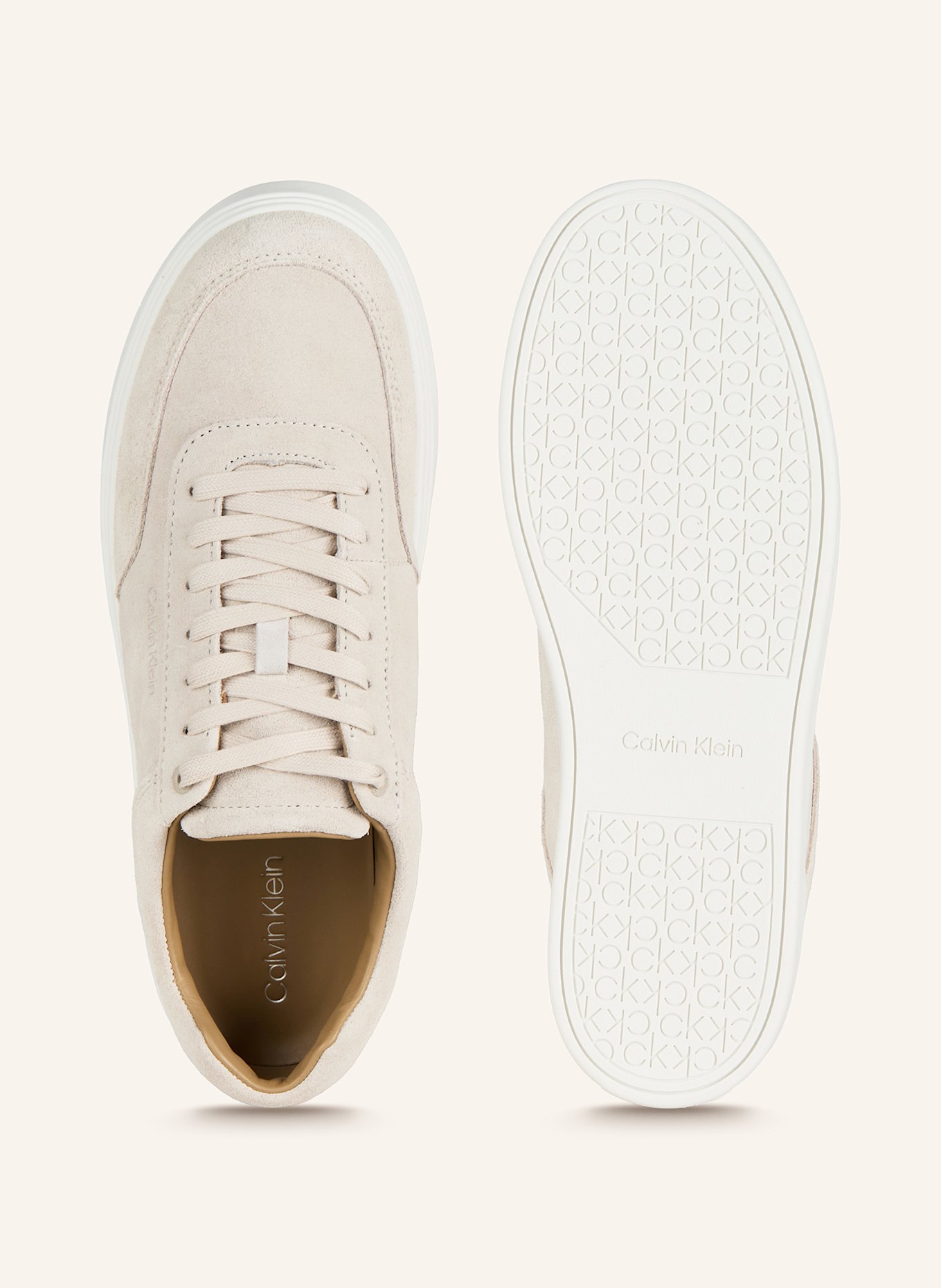 Calvin Klein Sneakersy: KREMOWY