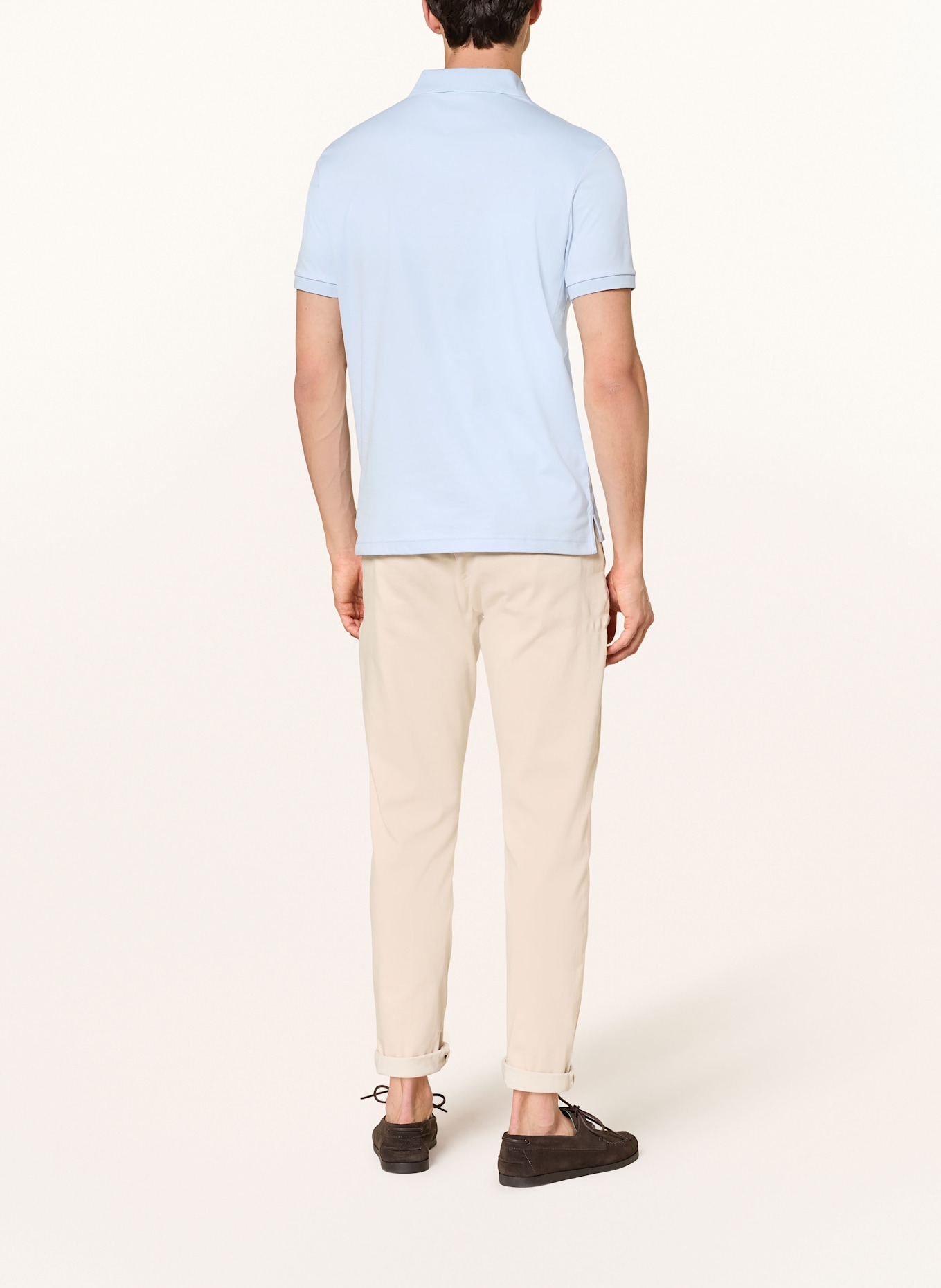 TOMMY HILFIGER Jersey-Poloshirt Regular Fit: HELLBLAU