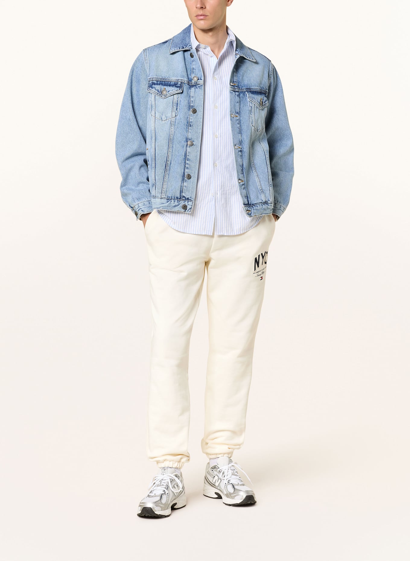 TOMMY HILFIGER Sweatpants: WEISS