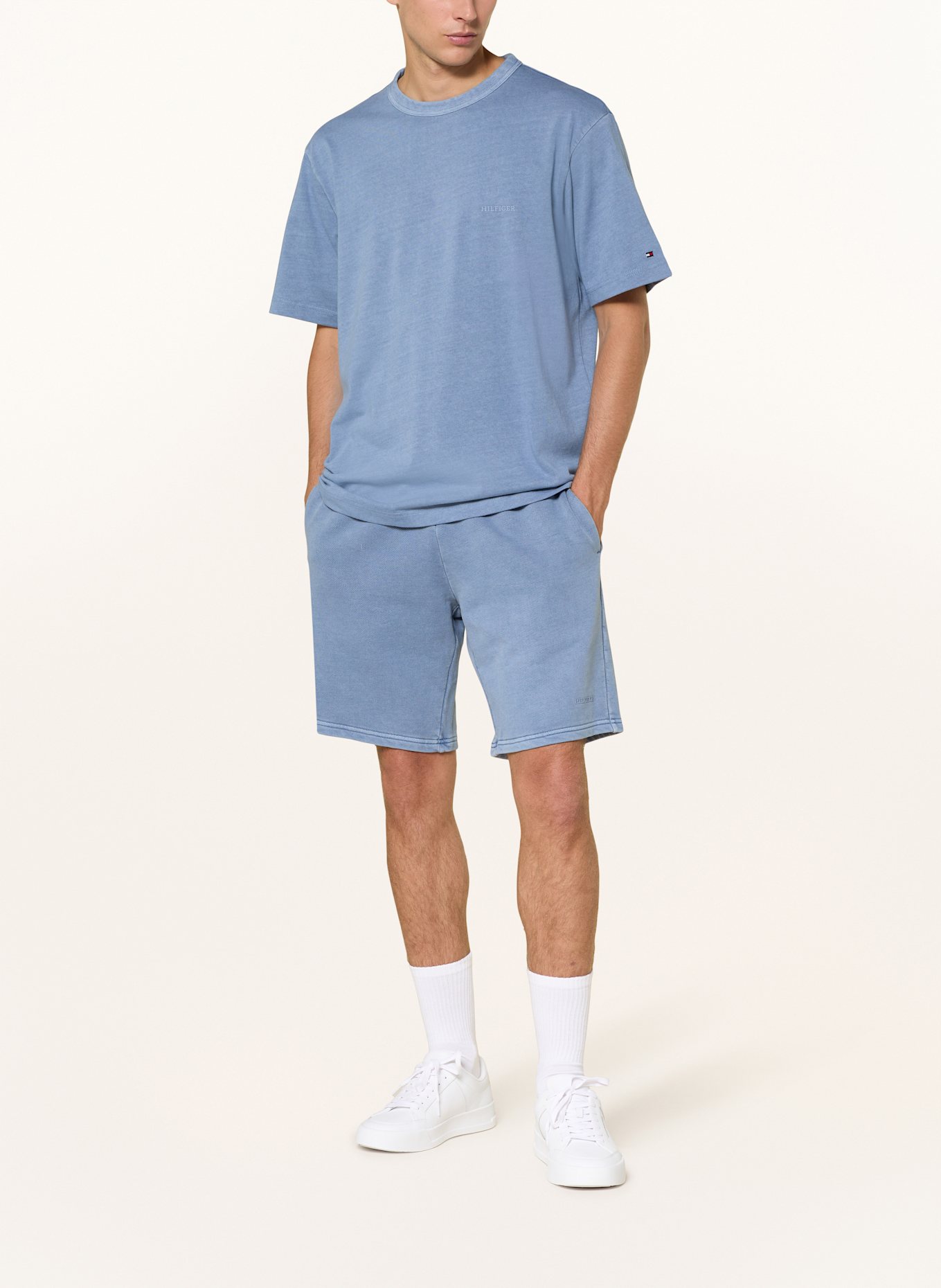 TOMMY HILFIGER Sweatshorts: BLAUGRAU