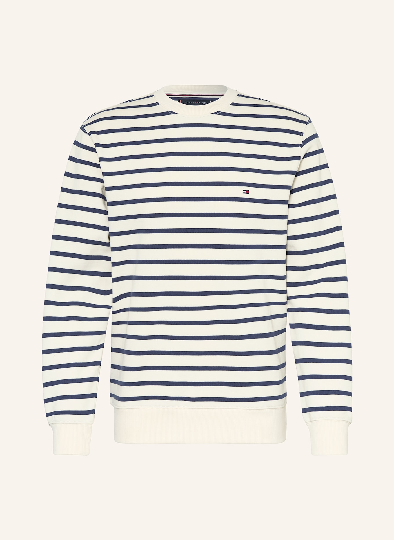 TOMMY HILFIGER Bluza nierozpinana: GRANATOWY / KREMOWY