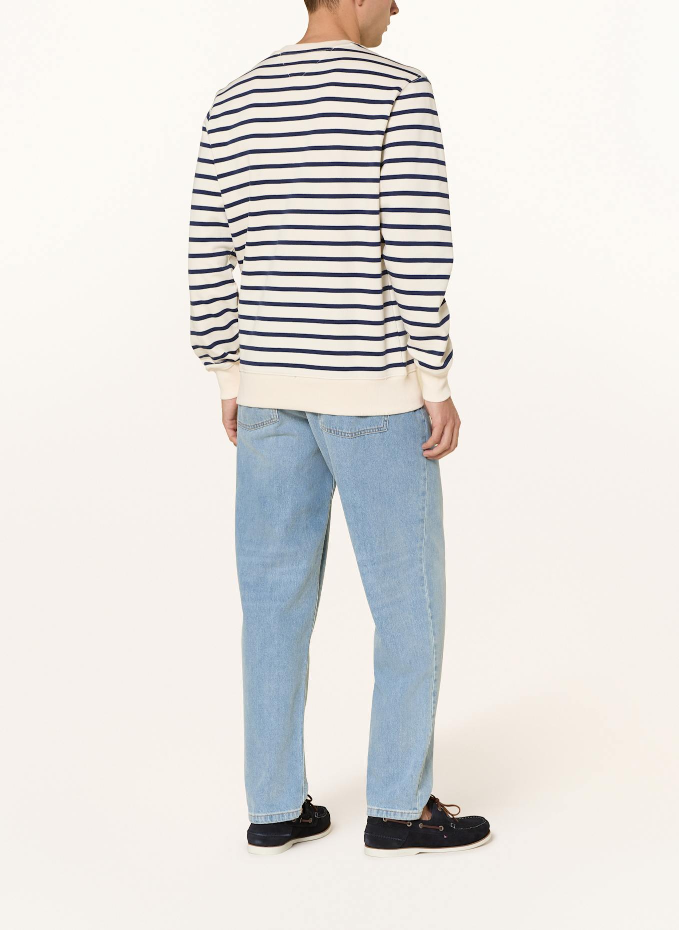 TOMMY HILFIGER Bluza nierozpinana: GRANATOWY / KREMOWY