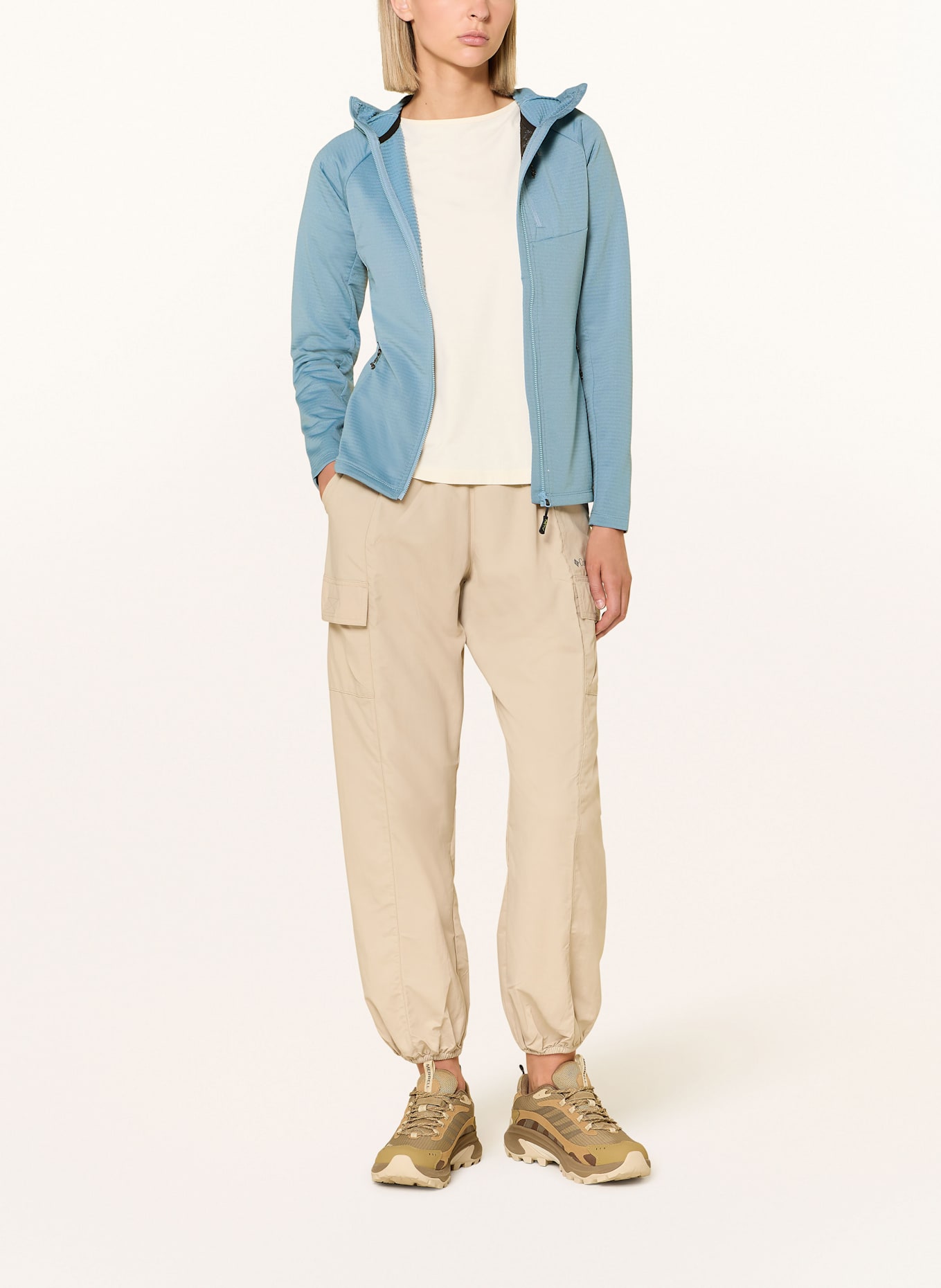 me°ru' Midlayer-Jacke HIGHFIELDS: BLAU