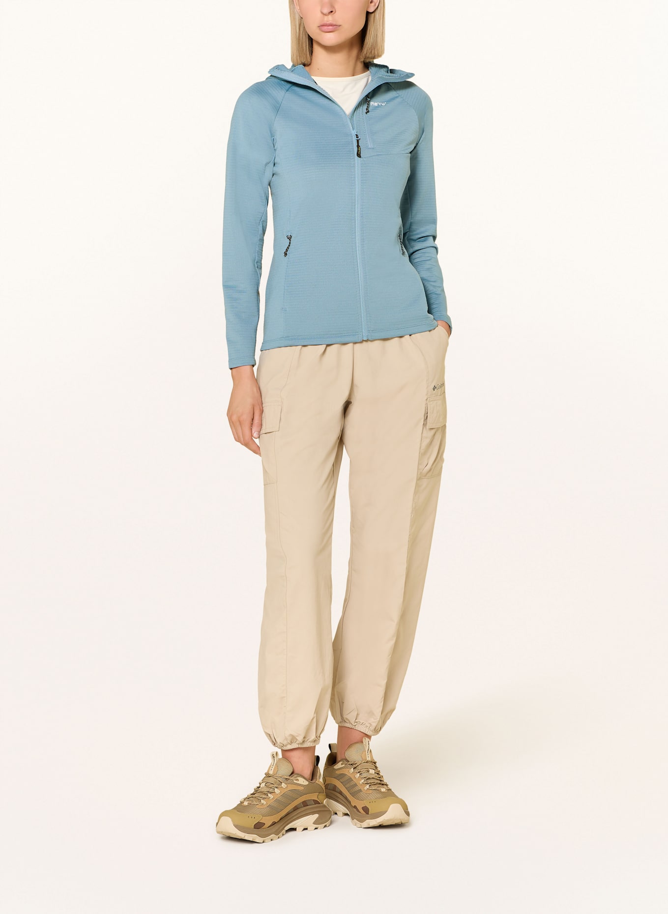 me°ru' Midlayer-Jacke HIGHFIELDS: BLAU