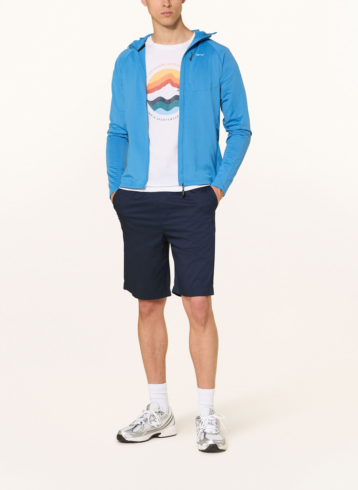 me°ru' Kurtka jako warstwa środkowa HIGHFIELDS: JASNONIEBIESKI