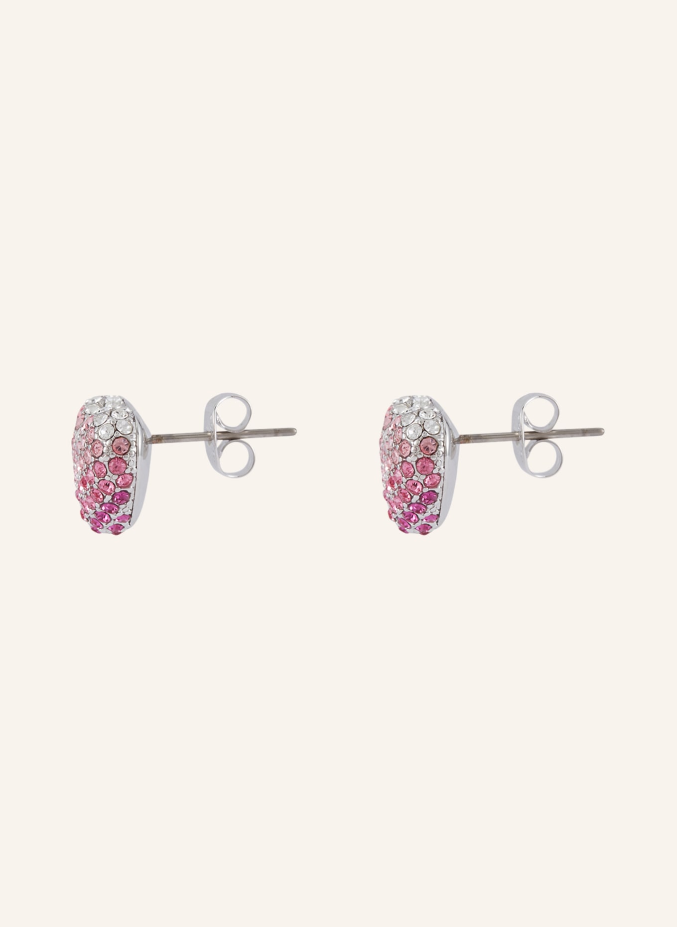 MARC JACOBS Ohrstecker BALLOON HEART: SILBER/ ROSA