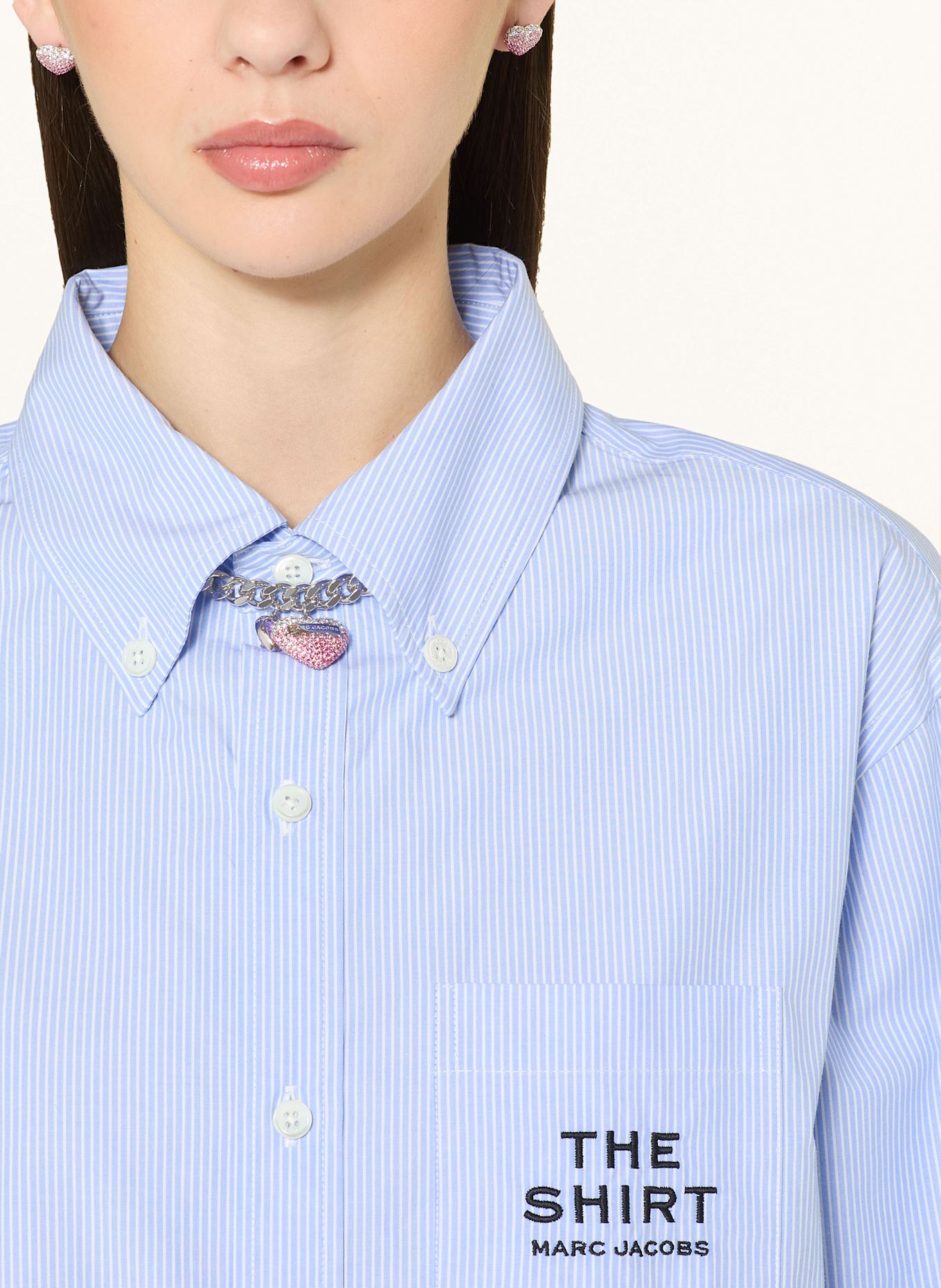 MARC JACOBS Halskette HEART BALLOON: SILBER/ ROSA