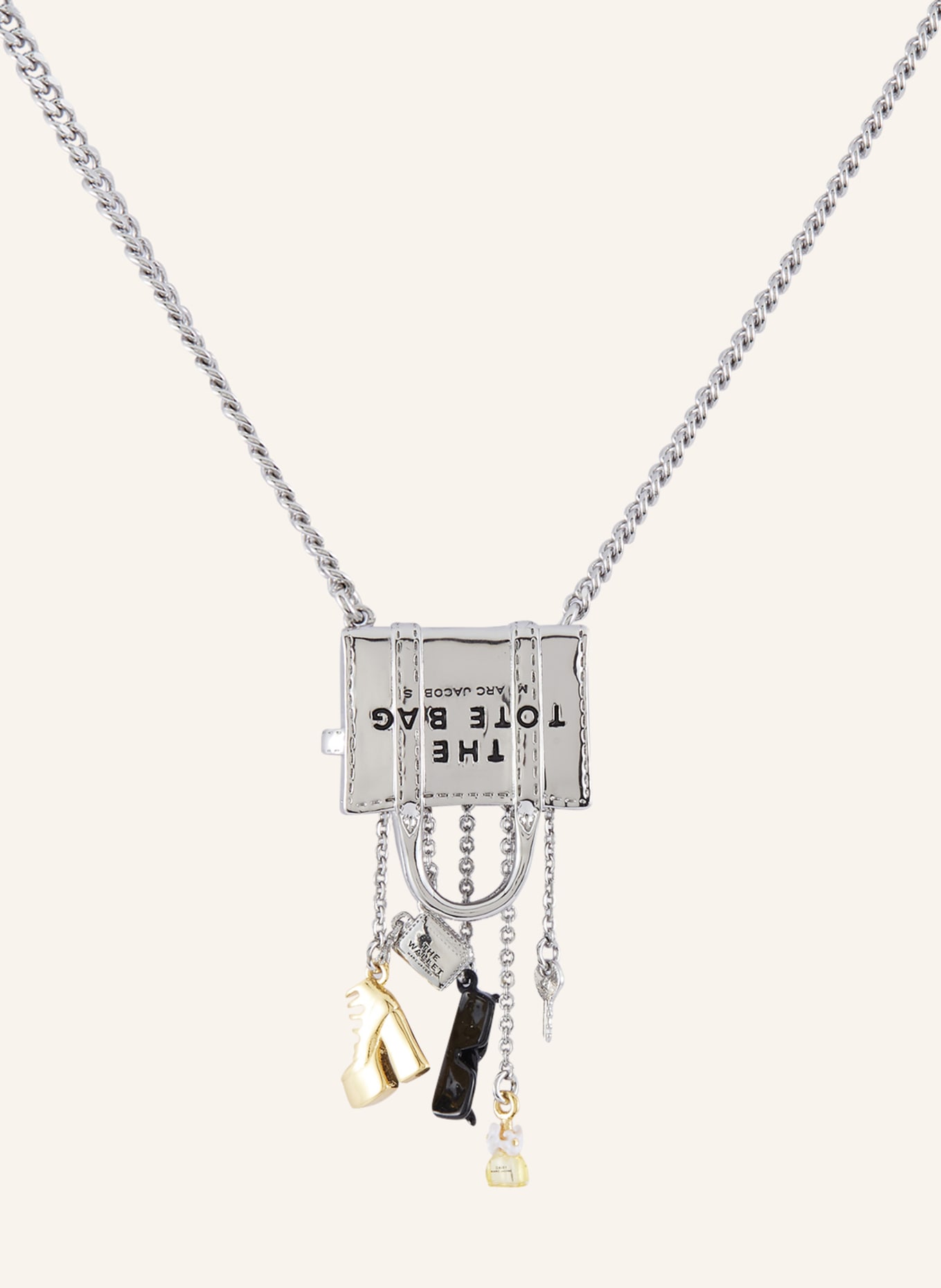 MARC JACOBS Halskette BAG LIFE: GOLD/ SILBER