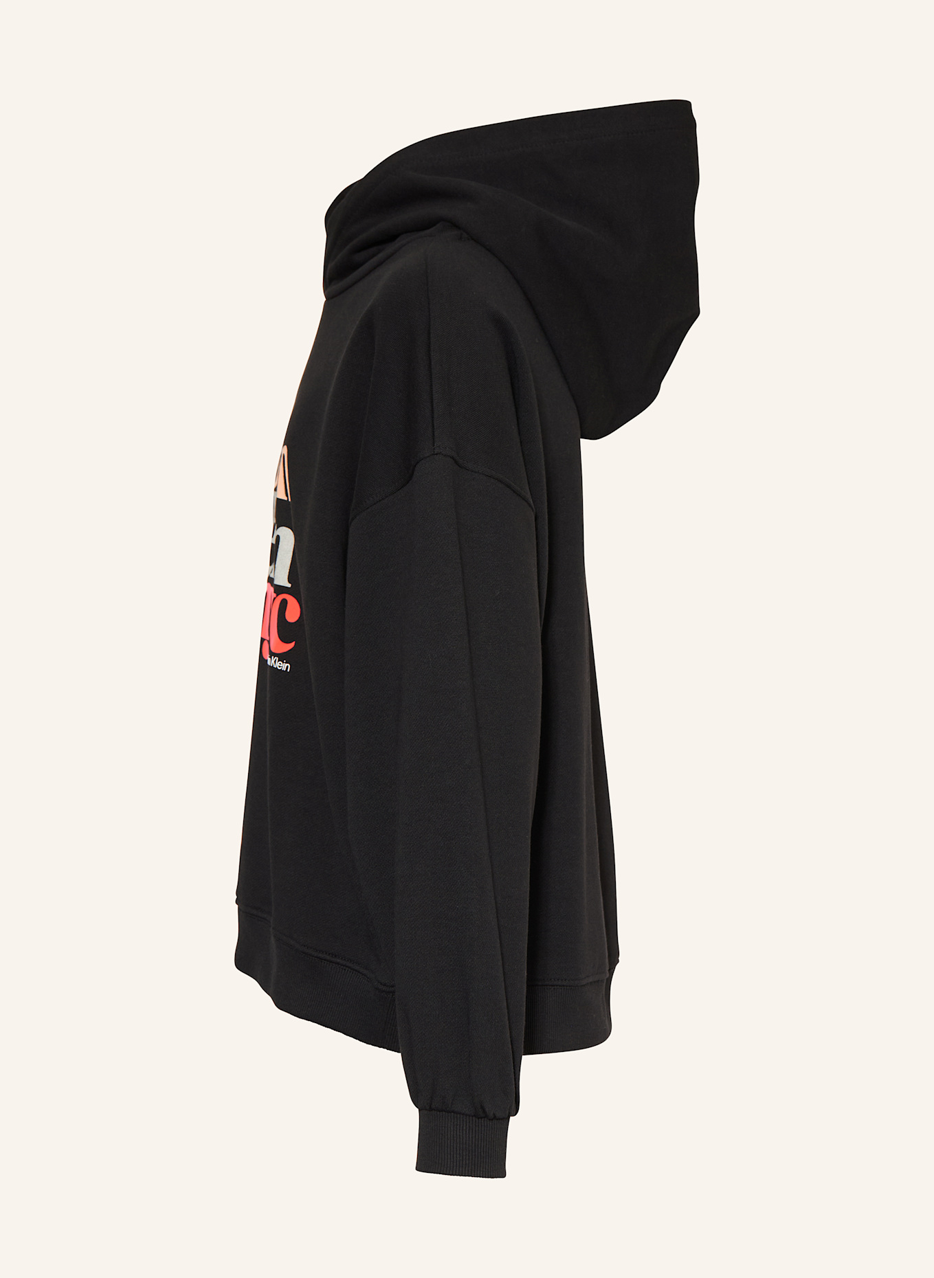 Calvin Klein Hoodie: SCHWARZ/ ROT/ SILBER