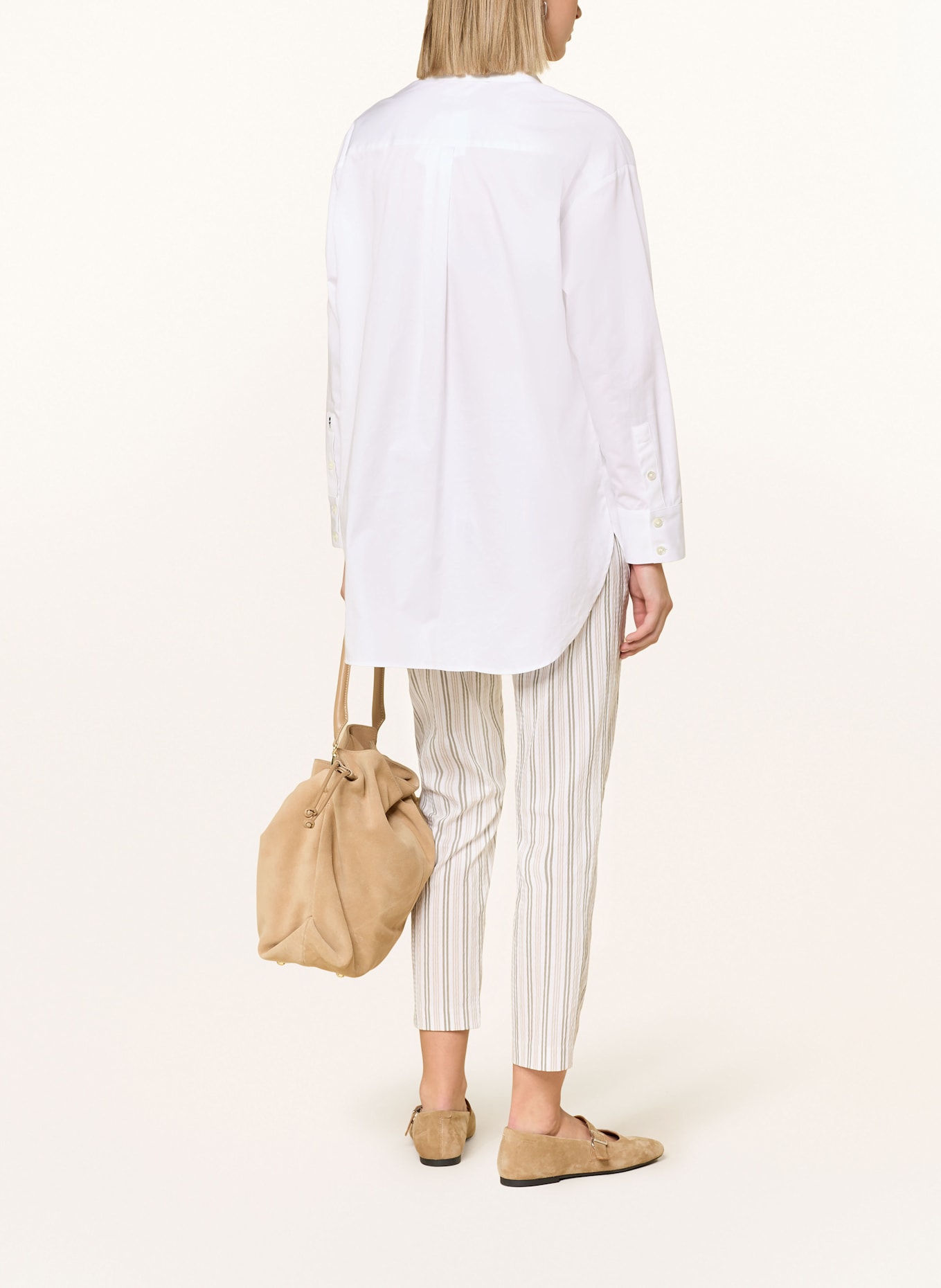 BRAX 7/8-Hose MARA S: CREME / OLIV / BEIGE