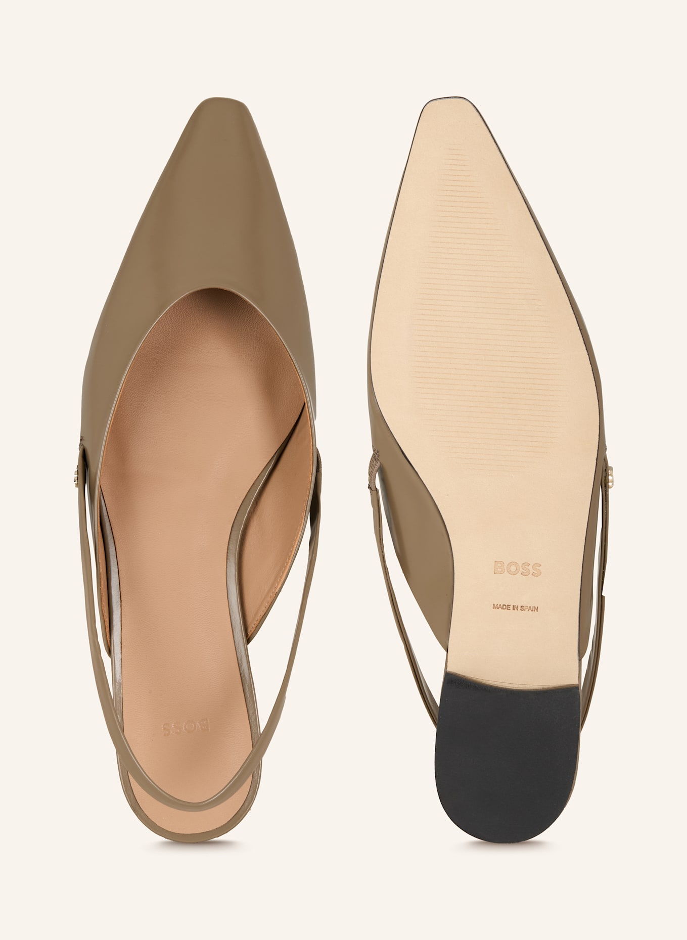 BOSS Slingballerinas CHARLIZE: BRAUN