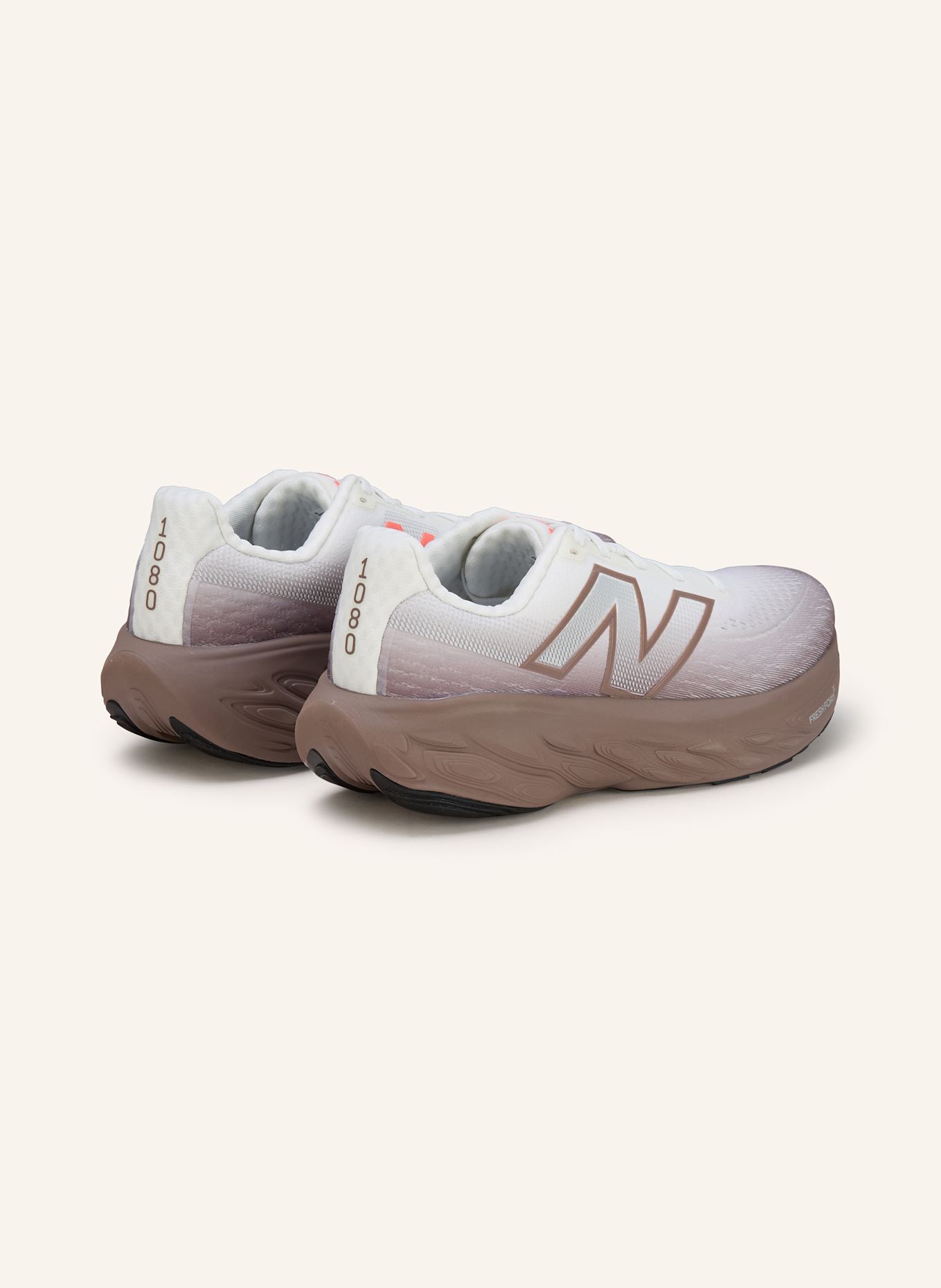 new balance Laufschuhe FRESH FOAM X 1080 V14: TAUPE/ WEISS