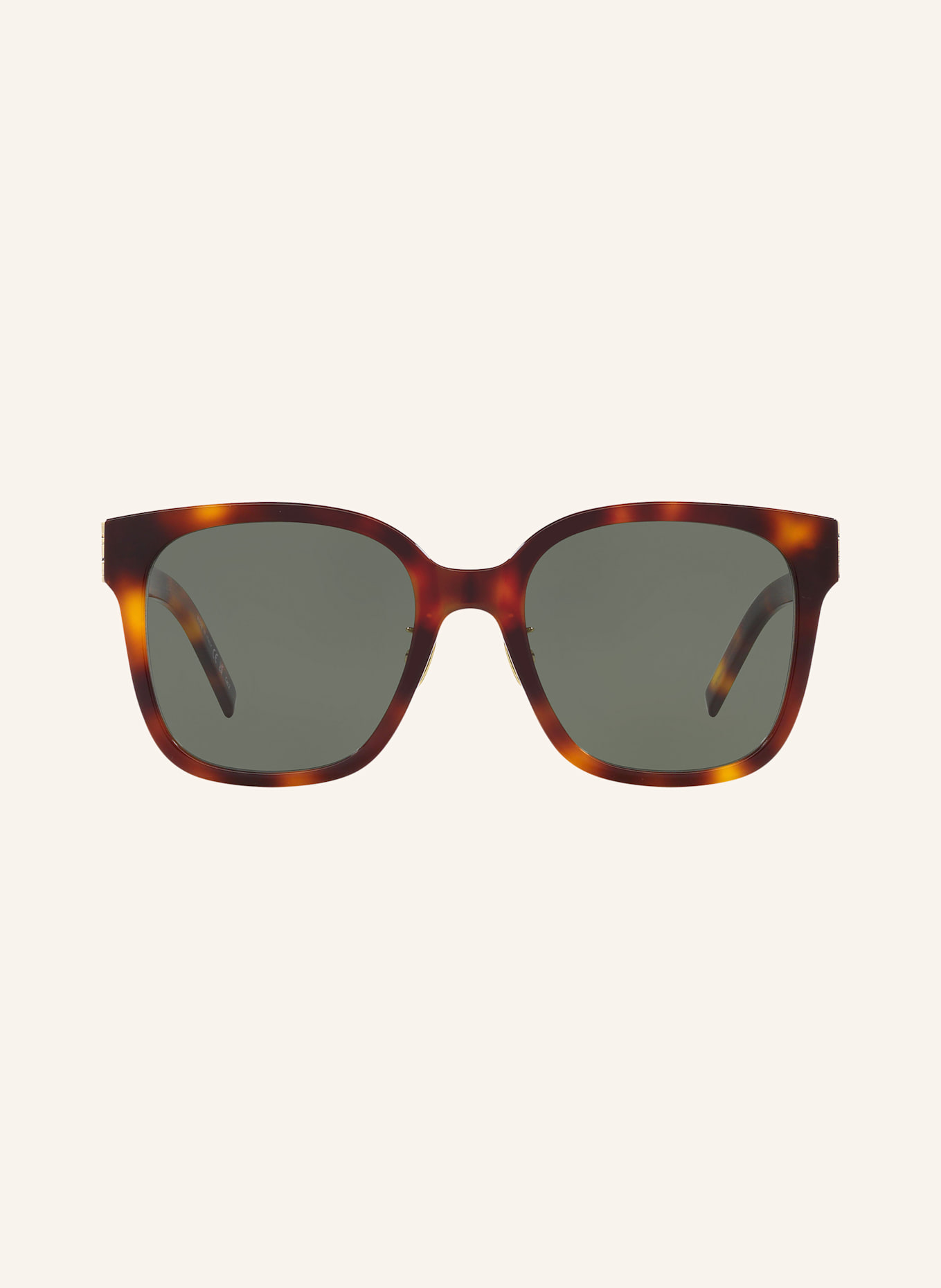 SAINT LAURENT Lunettes de soleil YS000465: 4402J1 - HAVANA/ VERT
