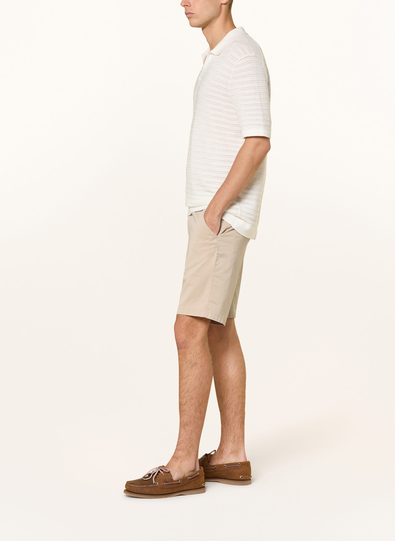 BRAX Chinoshorts BOZEN Regular Fit: HELLBRAUN