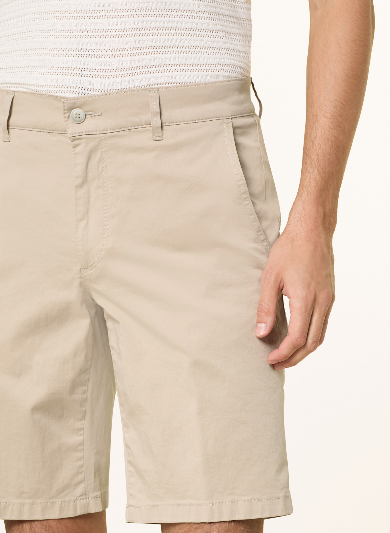 BRAX Chinoshorts BOZEN Regular Fit: HELLBRAUN