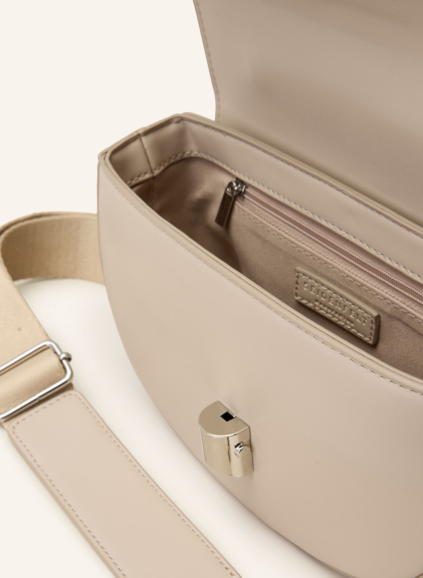 SEIDENFELT Umhängetasche LILLA: CREME