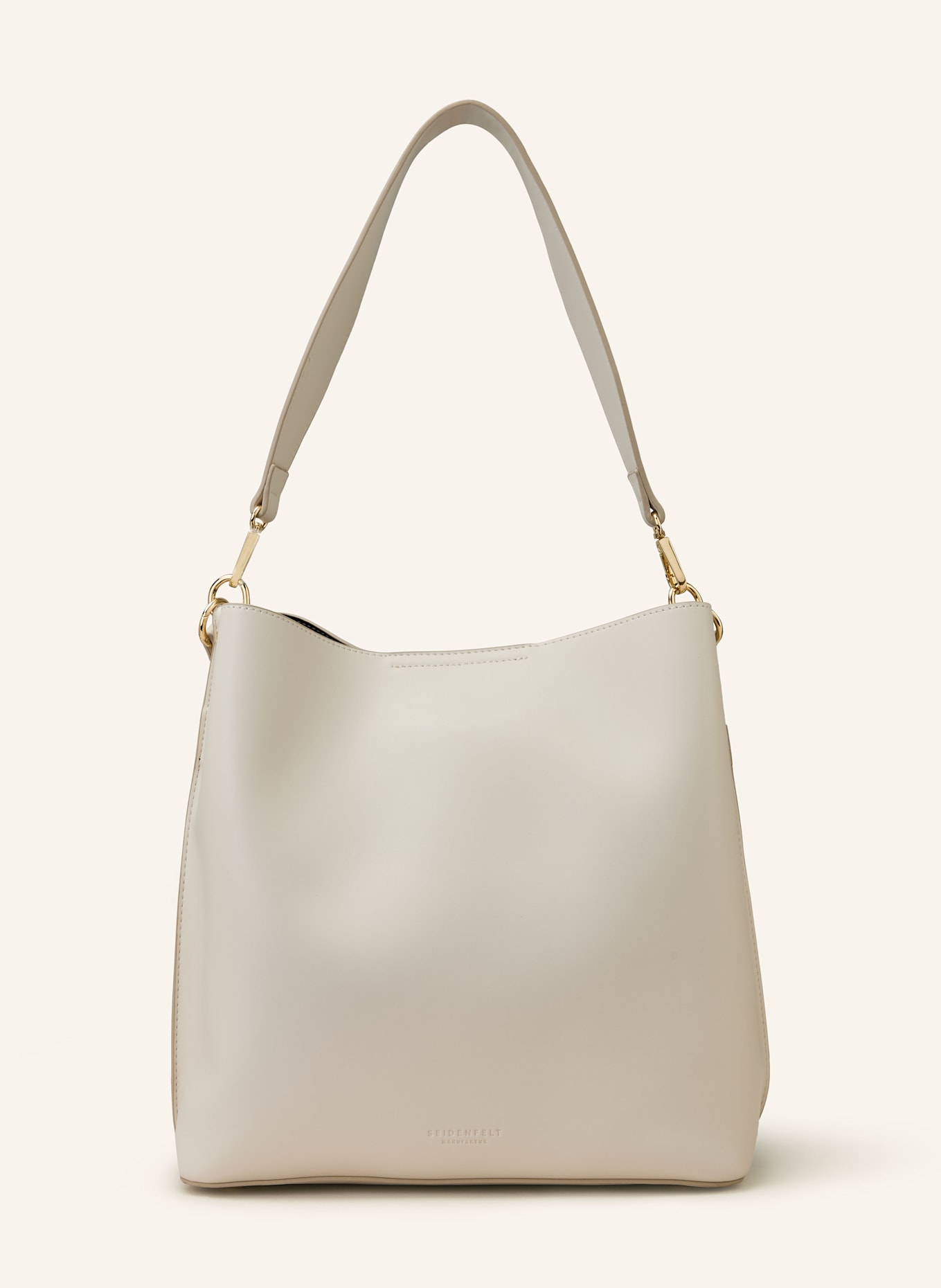 SEIDENFELT Torba worek LILLA RO MEDIUM: KREMOWY