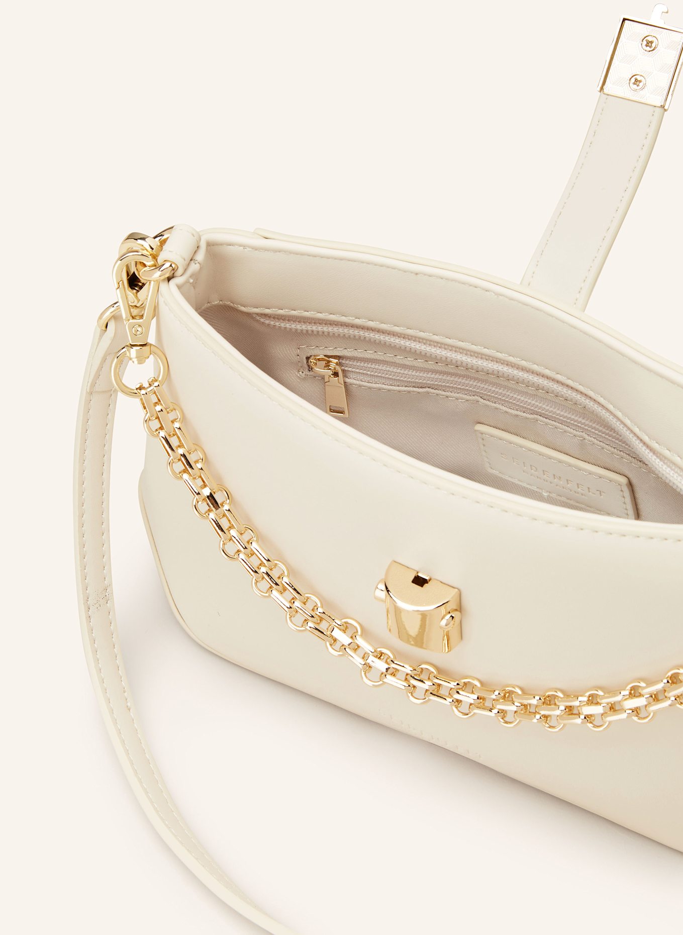SEIDENFELT Umhängetasche LILLA RO LITTLE: CREME